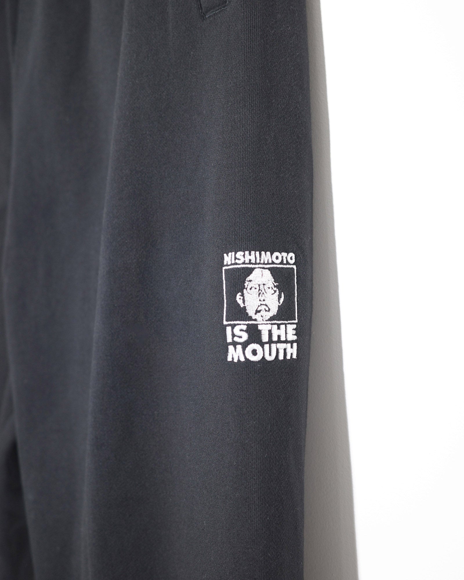 NISHIMOTO IS THE MOUTH  WIDE SWEAT PANTS NIM-EWD08 BLACK