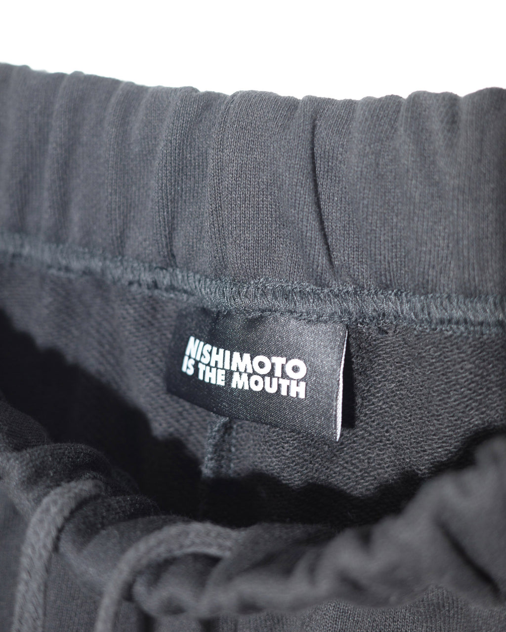 NISHIMOTO IS THE MOUTH  WIDE SWEAT PANTS NIM-EWD08 BLACK