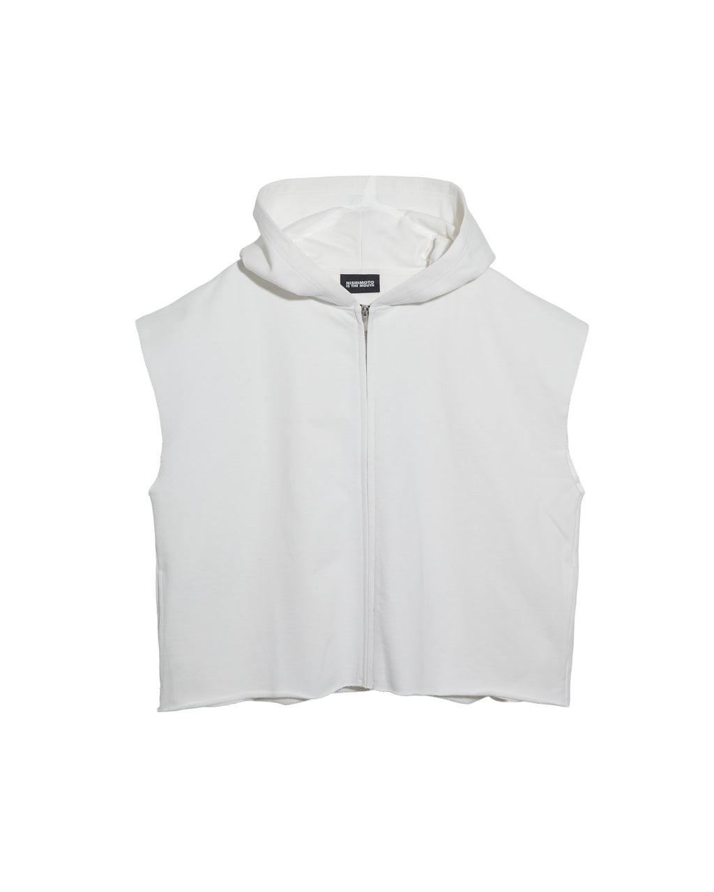 NISHIMOTO IS THE MOUTH WIDE ZIP N/S SWEAT HOODIE NIM-EWD10 WHITE