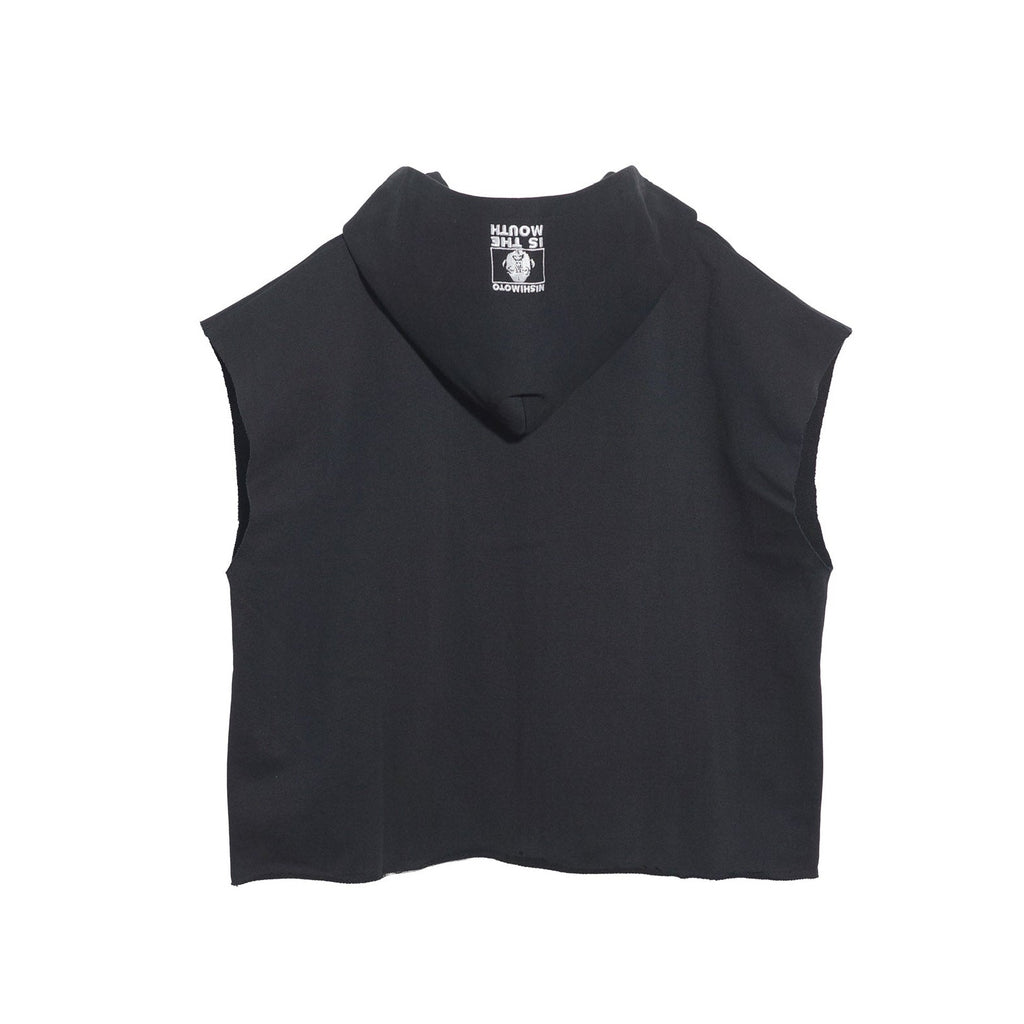 NISHIMOTO IS THE MOUTH WIDE ZIP N/S SWEAT HOODIE NIM-EWD10 BLACK