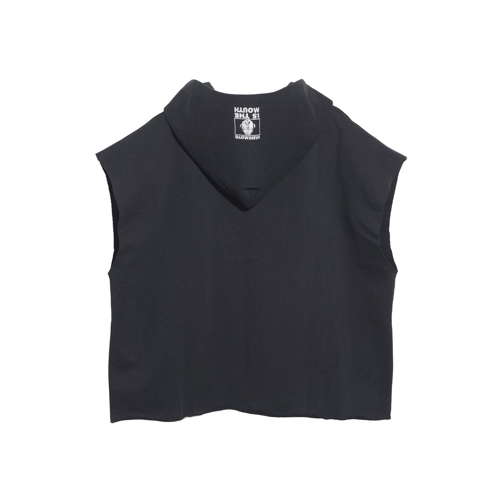 NISHIMOTO IS THE MOUTH WIDE ZIP N/S SWEAT HOODIE NIM-EWD10 BLACK