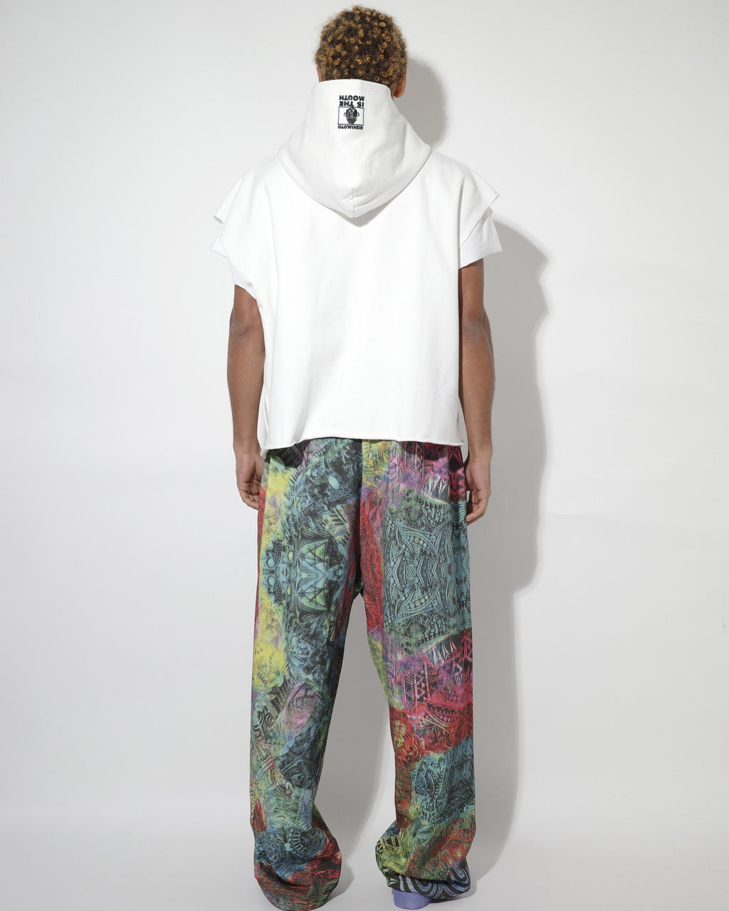 NISHIMOTO IS THE MOUTH WIDE ZIP N/S SWEAT HOODIE NIM-EWD10 WHITE