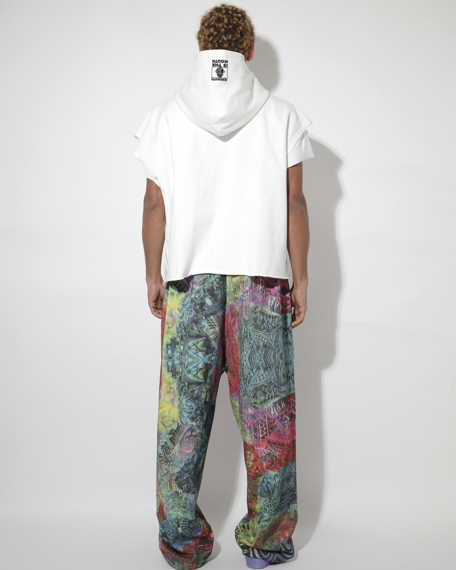 NISHIMOTO IS THE MOUTH WIDE ZIP N/S SWEAT HOODIE NIM-EWD10 WHITE