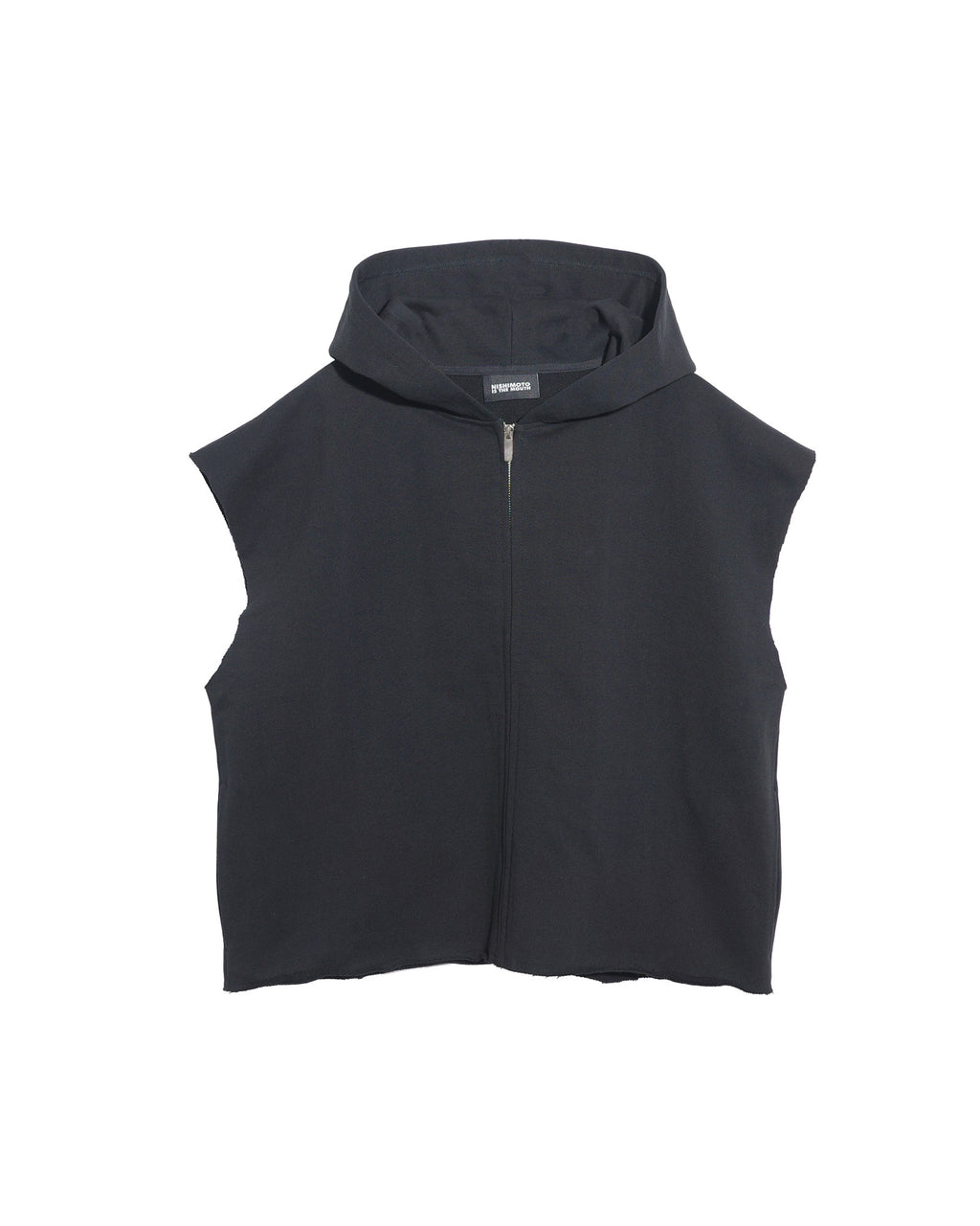 NISHIMOTO IS THE MOUTH WIDE ZIP N/S SWEAT HOODIE NIM-EWD10 BLACK