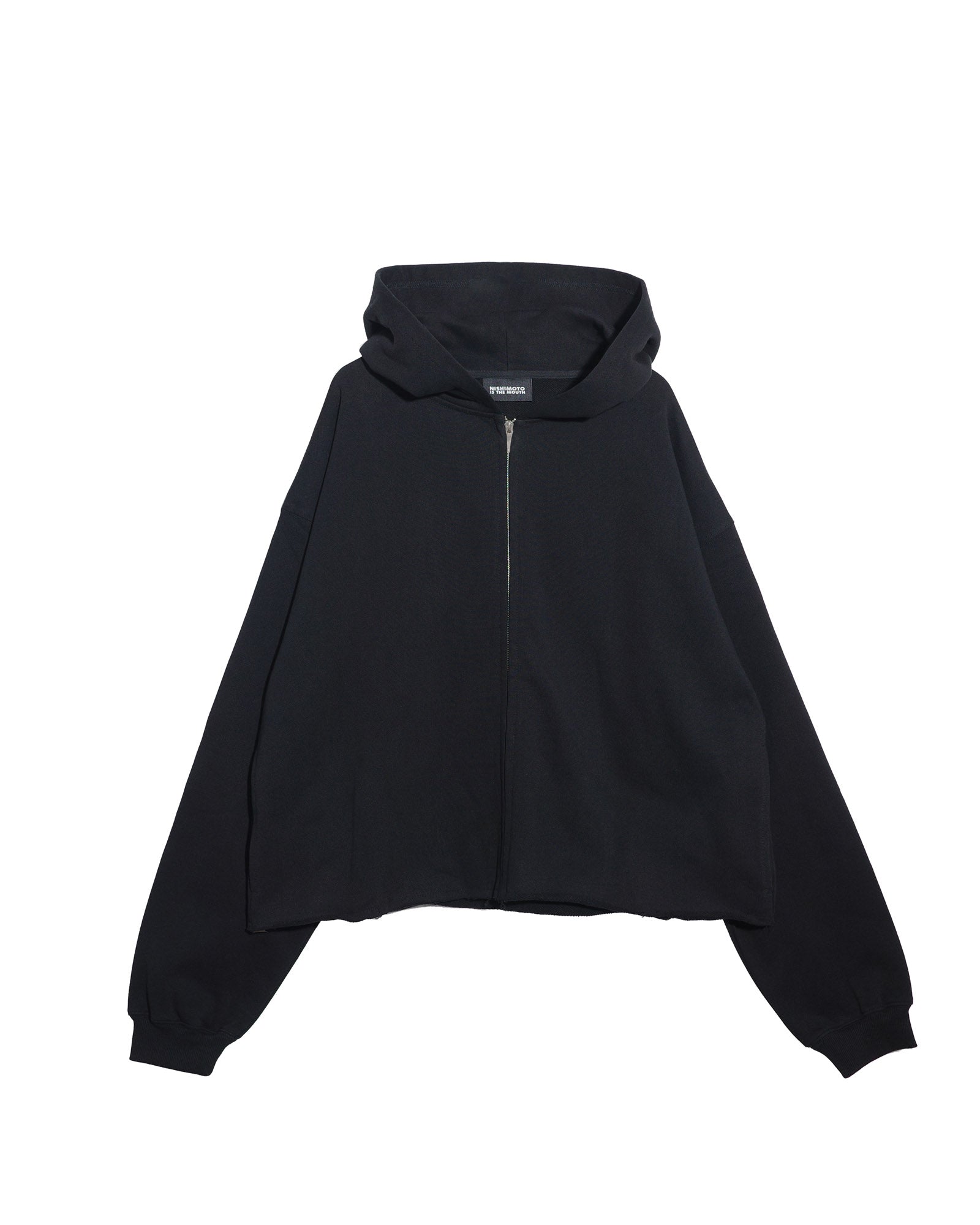 NISHIMOTO IS THE MOUTH WIDE ZIP SWEAT HOODIE NIM-EWD11 BLACK