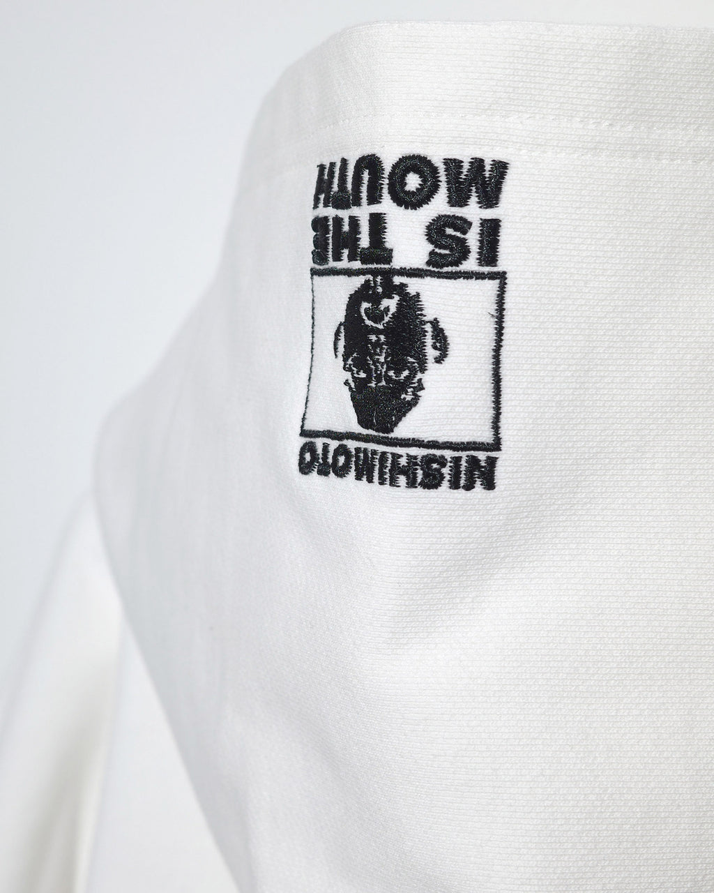 NISHIMOTO IS THE MOUTH WIDE ZIP SWEAT HOODIE NIM-EWD11 WHITE