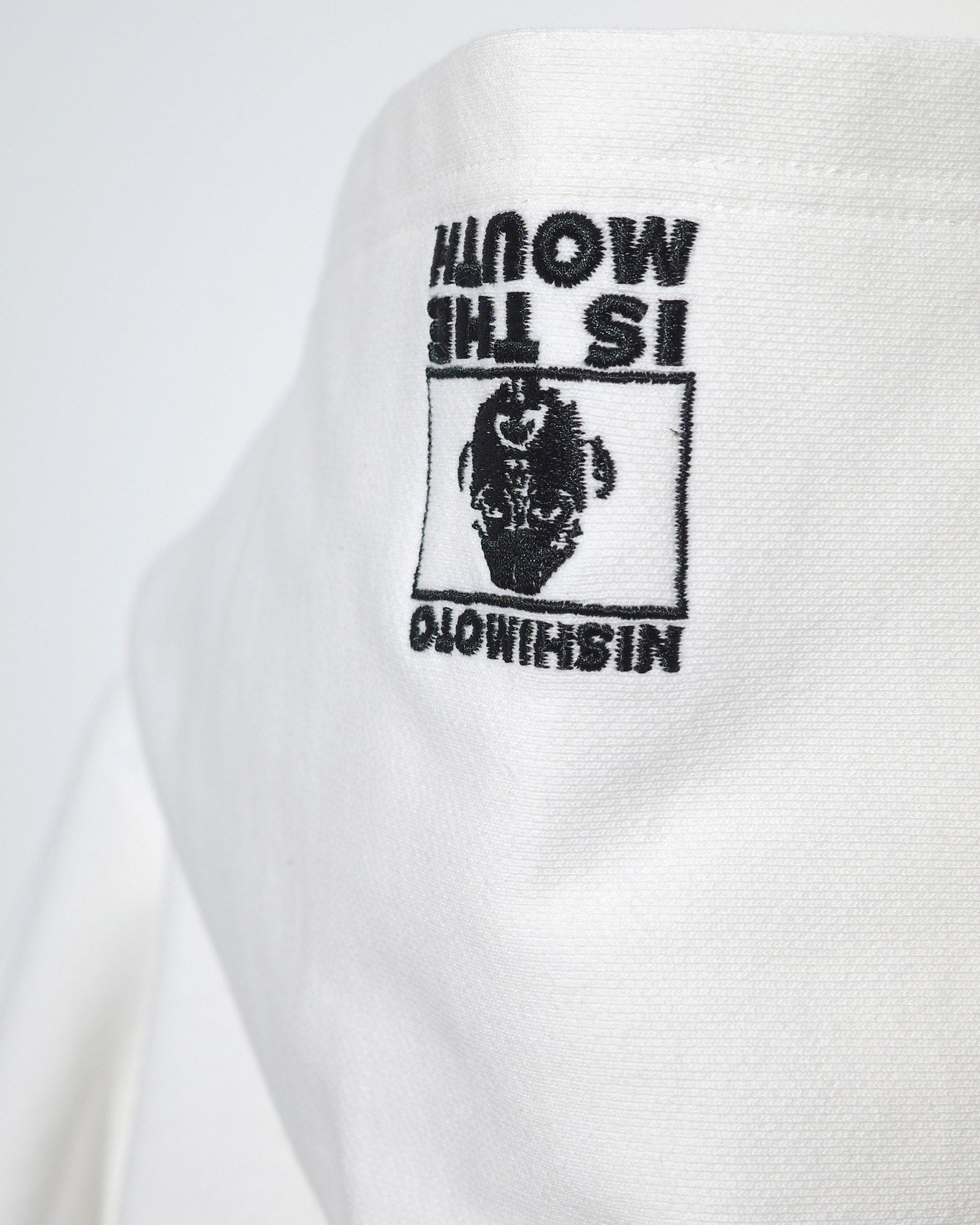 NISHIMOTO IS THE MOUTH WIDE ZIP SWEAT HOODIE NIM-EWD11 WHITE
