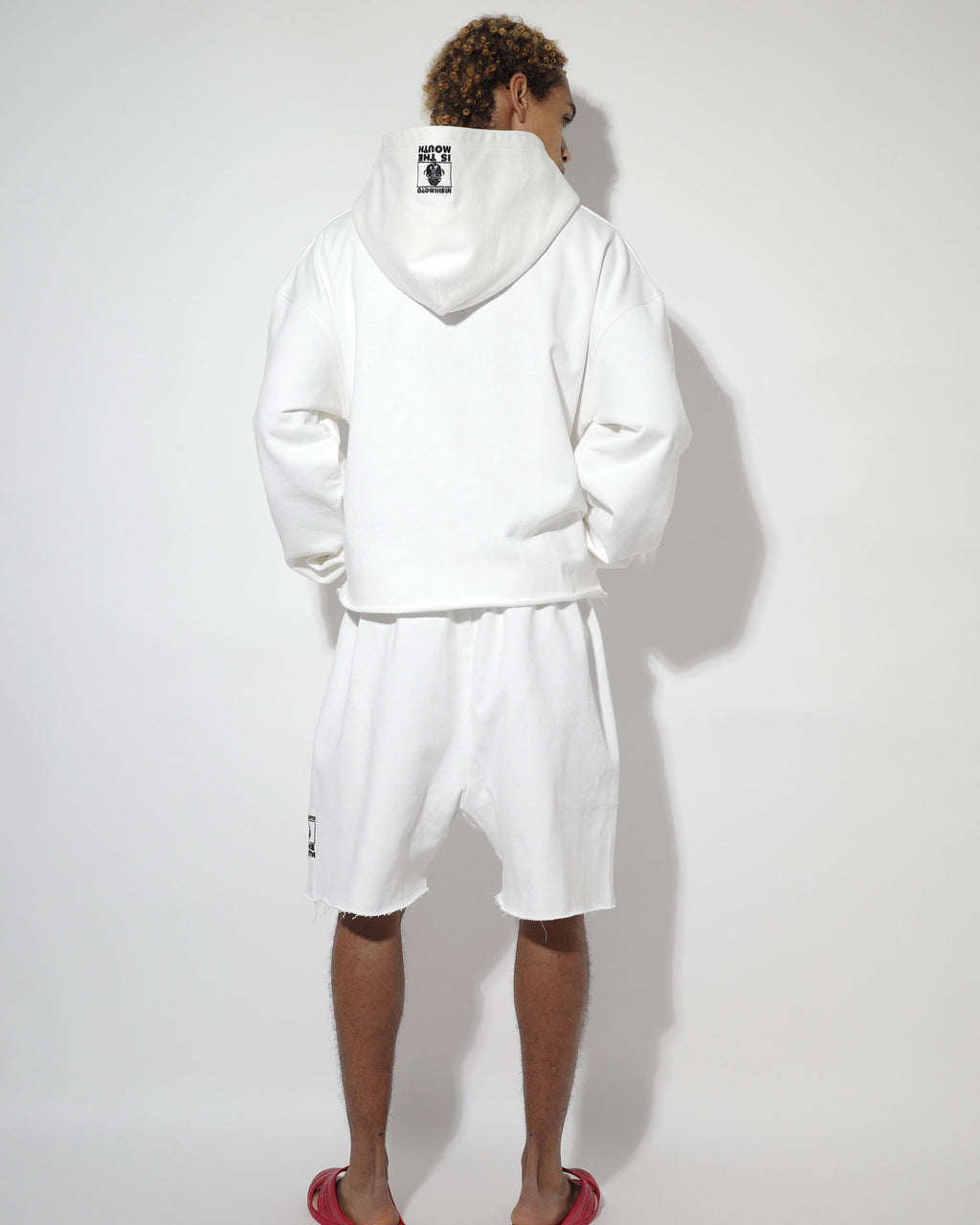 NISHIMOTO IS THE MOUTH WIDE ZIP SWEAT HOODIE NIM-EWD11 WHITE