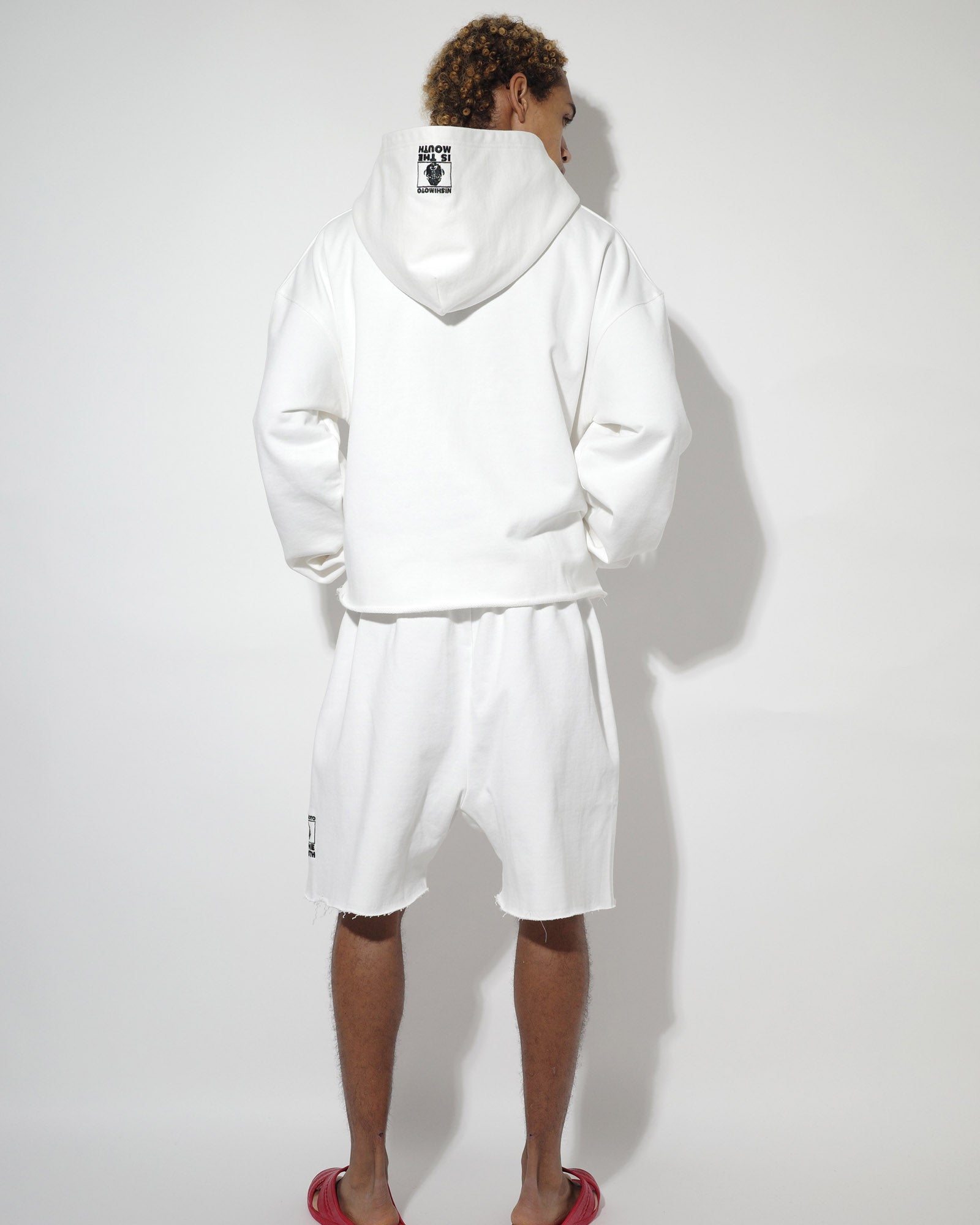 NISHIMOTO IS THE MOUTH WIDE ZIP SWEAT HOODIE NIM-EWD11 WHITE