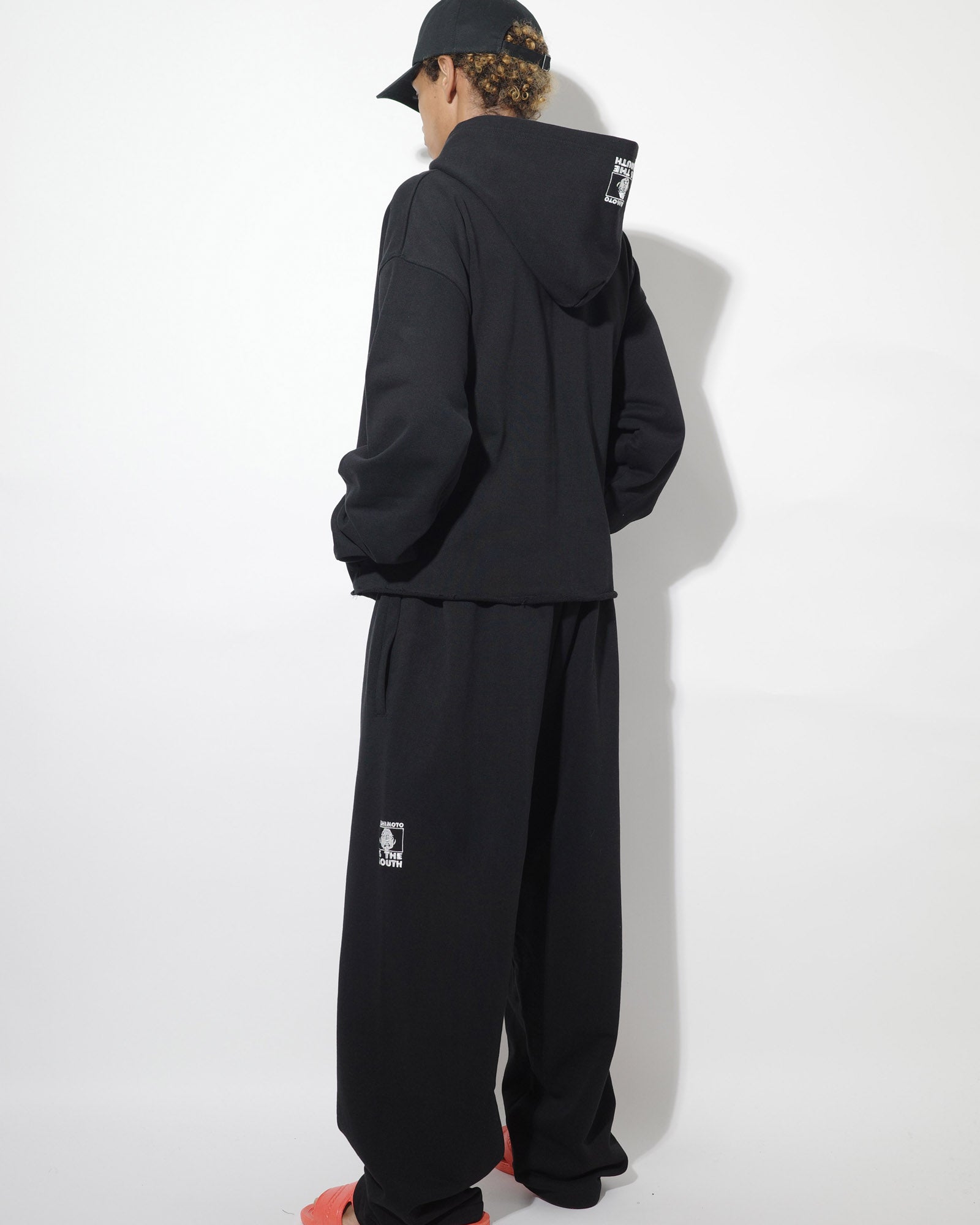 NISHIMOTO IS THE MOUTH WIDE ZIP SWEAT HOODIE NIM-EWD11 BLACK