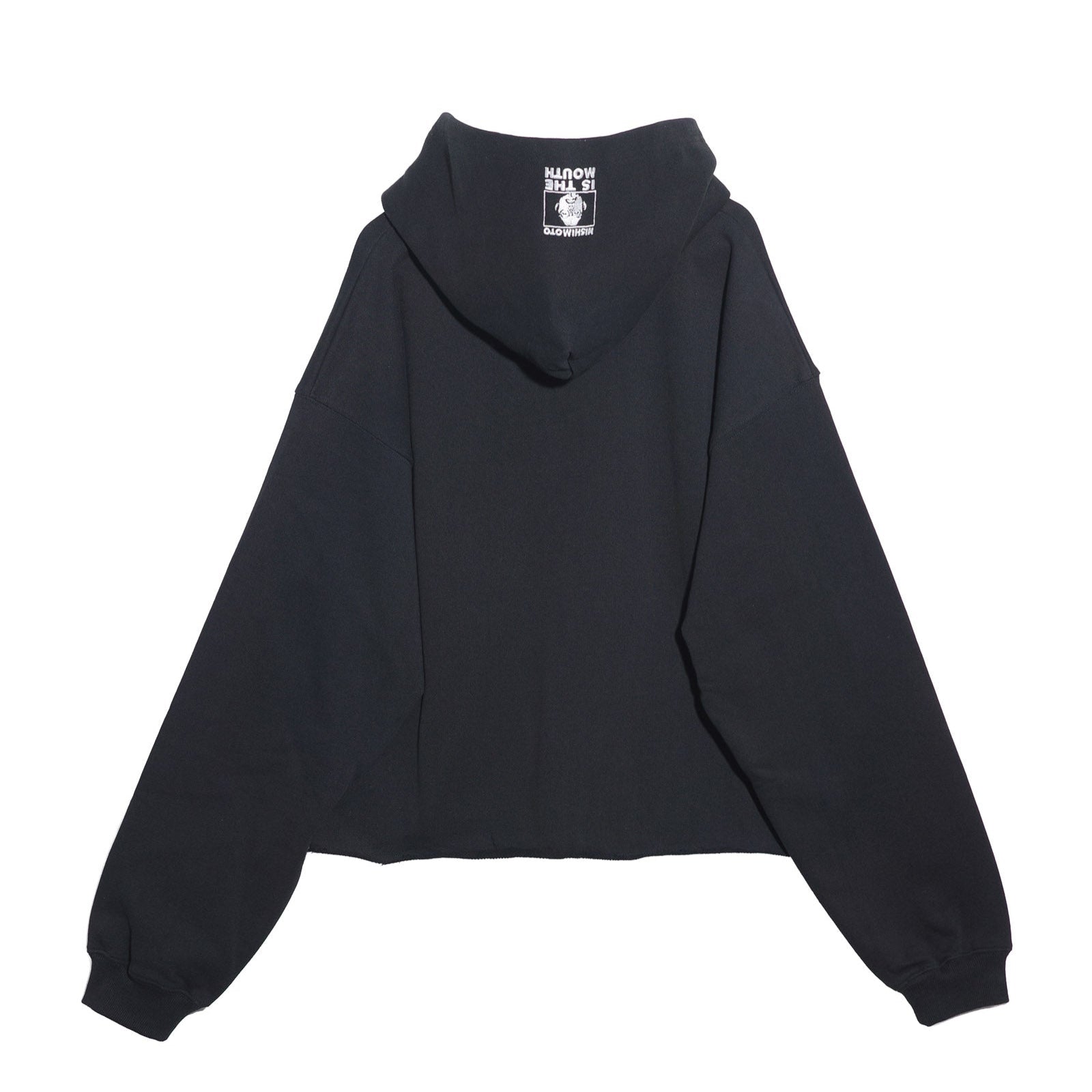 NISHIMOTO IS THE MOUTH WIDE ZIP SWEAT HOODIE NIM-EWD11 BLACK