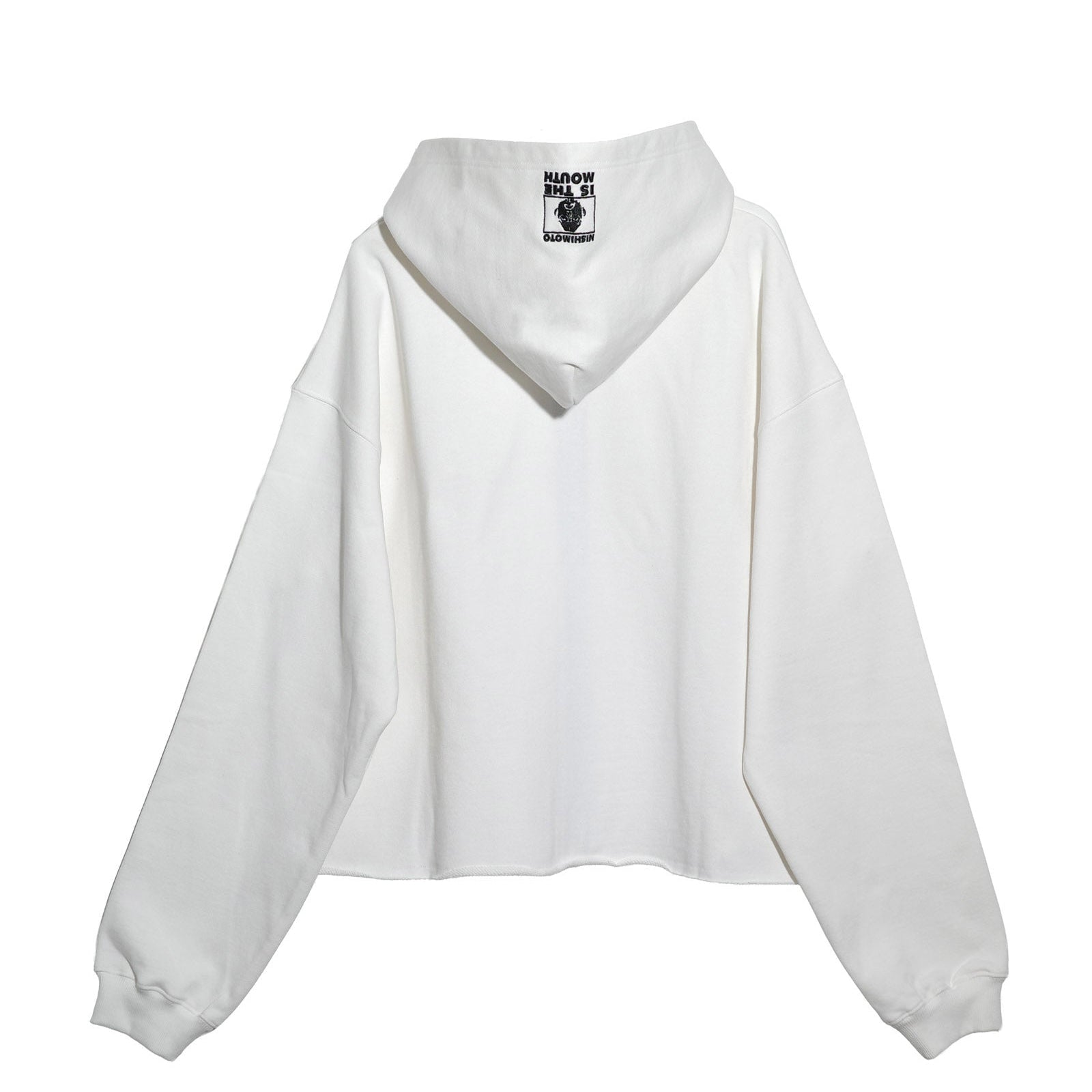 NISHIMOTO IS THE MOUTH WIDE ZIP SWEAT HOODIE NIM-EWD11 WHITE