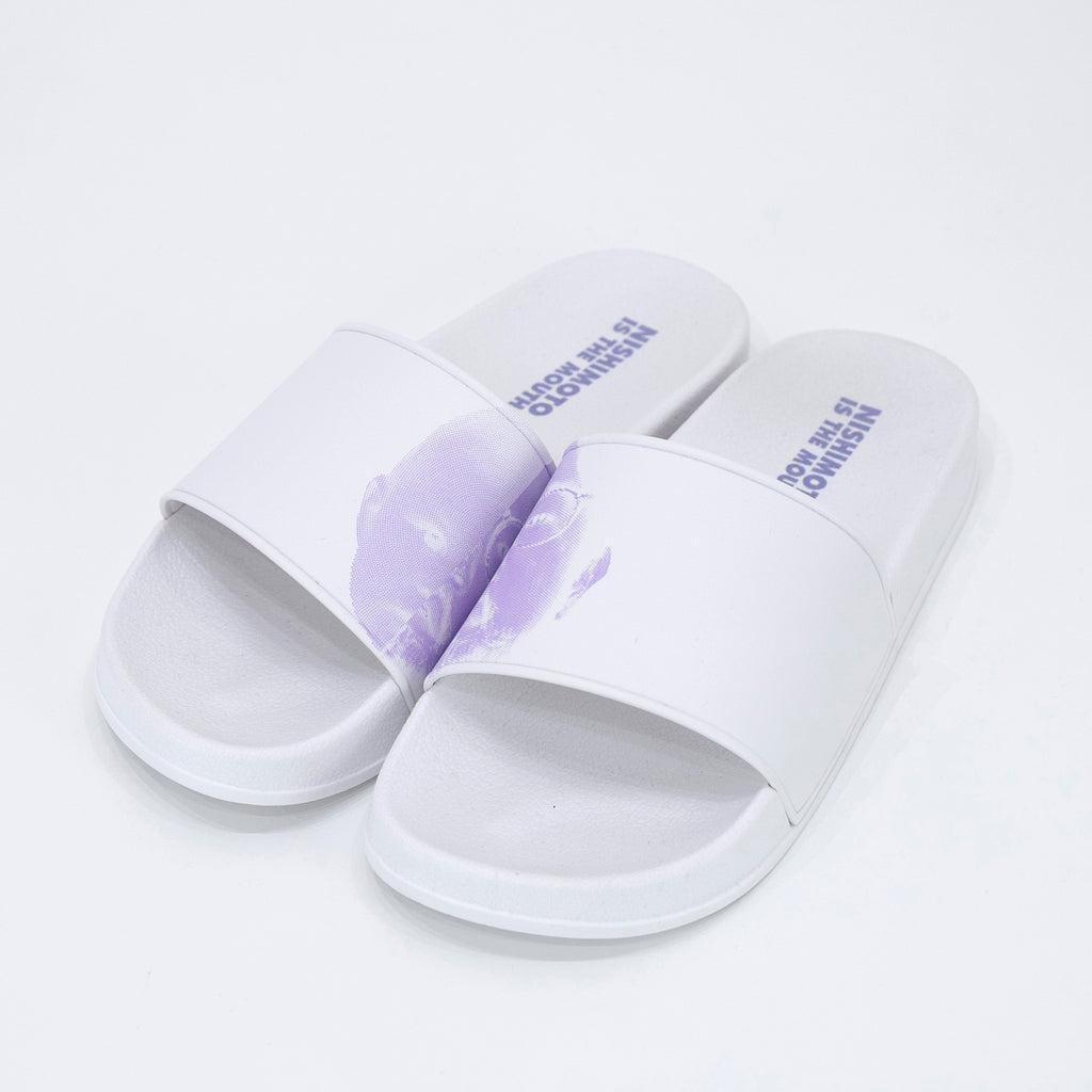 NISHIMOTO IS THE MOUTH 2 FACE SHOWER SANDALS NIM-G19 WHITE