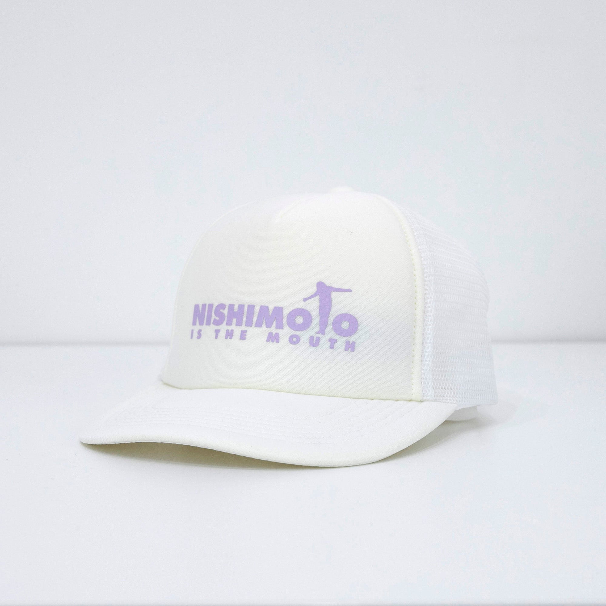 NISHIMOTO IS THE MOUTH LOGO MESH CAP NIM-G20 WHITE 