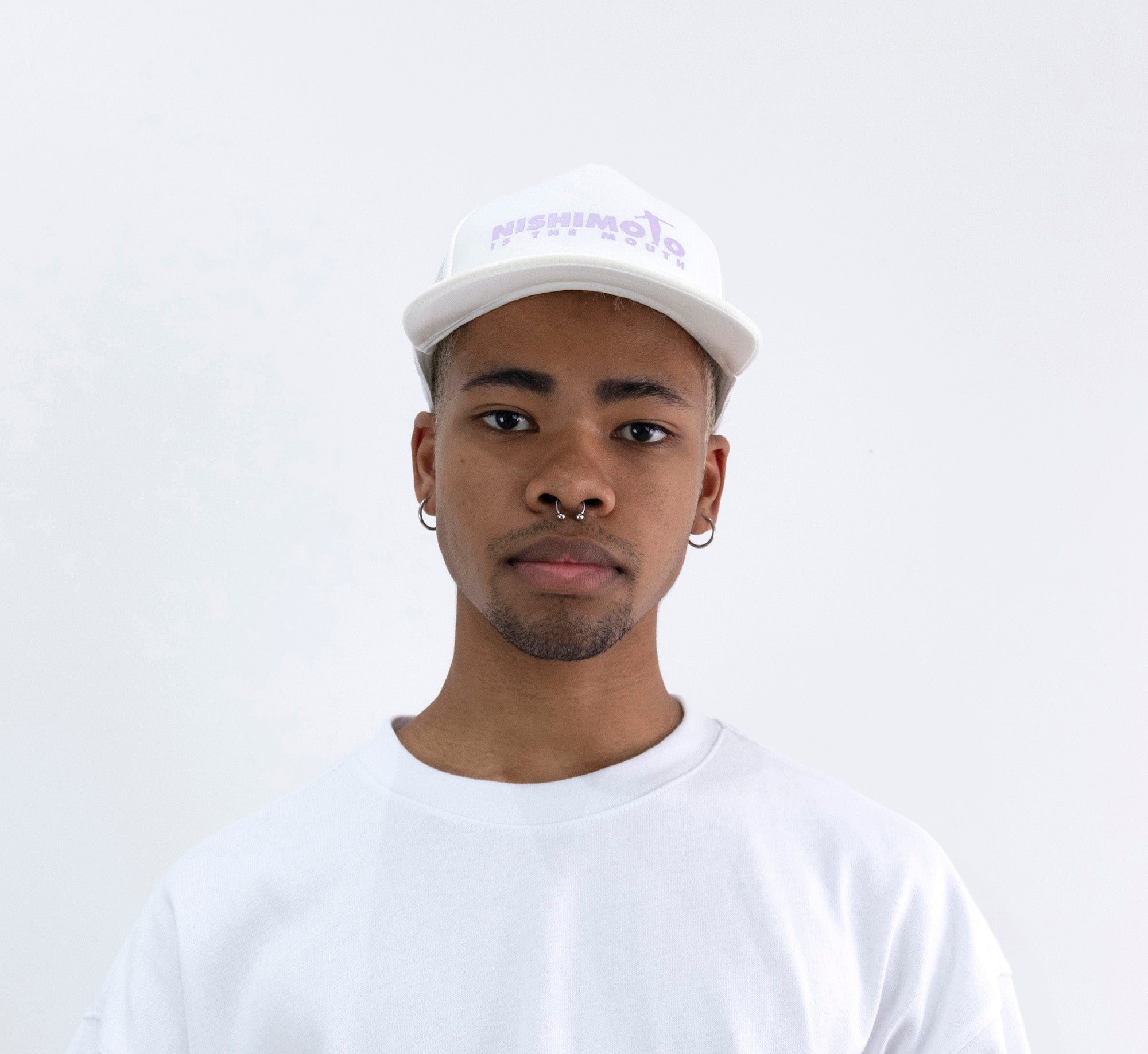 NISHIMOTO IS THE MOUTH LOGO MESH CAP NIM-G20 WHITE 