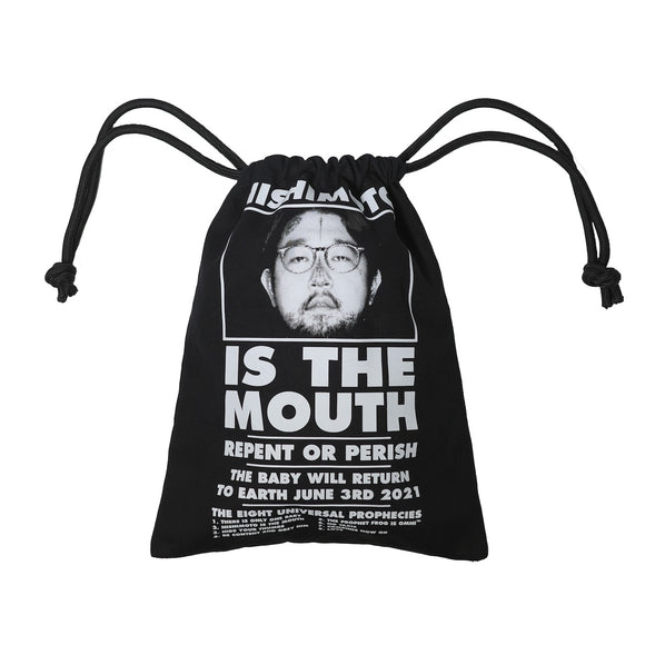 [Expected delivery around the end of January 2025] NISHIMOTO IS THE MOUTH BIG DRAWSTRING BAG NIM-G27 BLACK