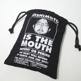 NISHIMOTO IS THE MOUTH BIG DRAWSTRING BAG NIM-G27 BLACK