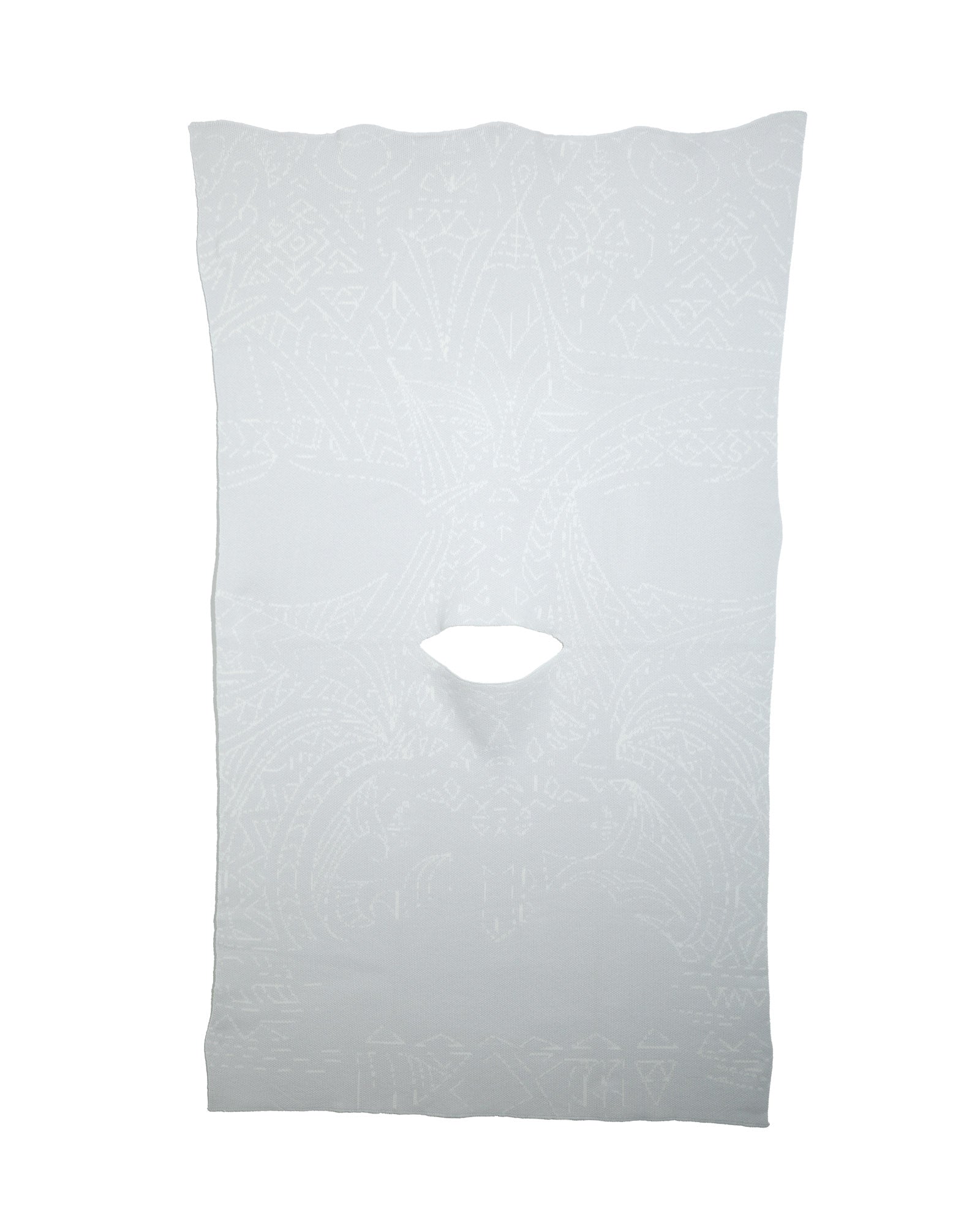 NISHIMOTO IS THE MOUTH KNIT BLANKET NIM-GBL GREY