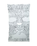 NISHIMOTO IS THE MOUTH KNIT BLANKET  NIM-GBL WHITE