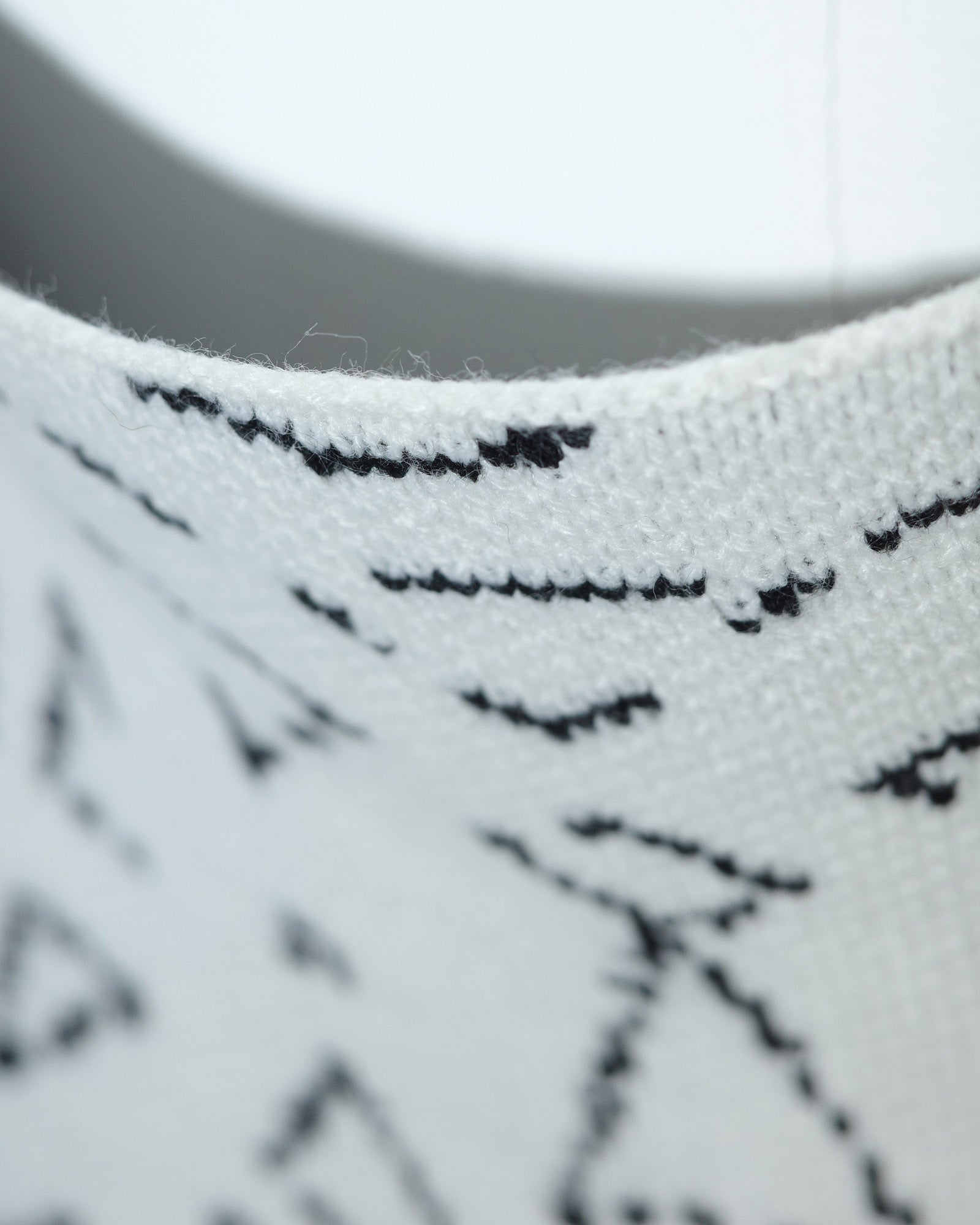 NISHIMOTO IS THE MOUTH KNIT BLANKET  NIM-GBL WHITE