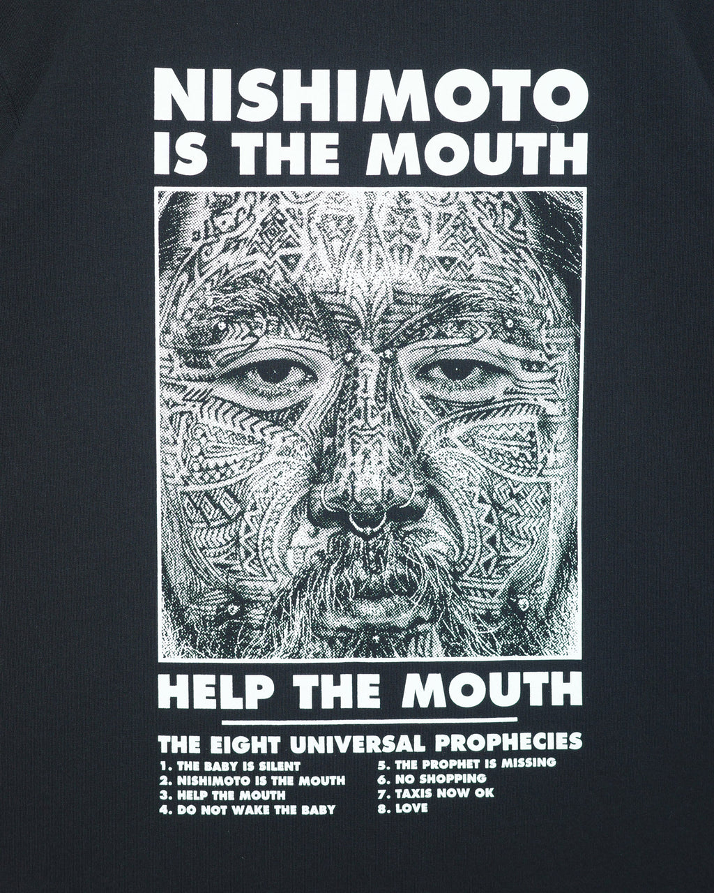 NISHIMOTO IS THE MOUTH  S/S TEE NIM-H11 BLACK