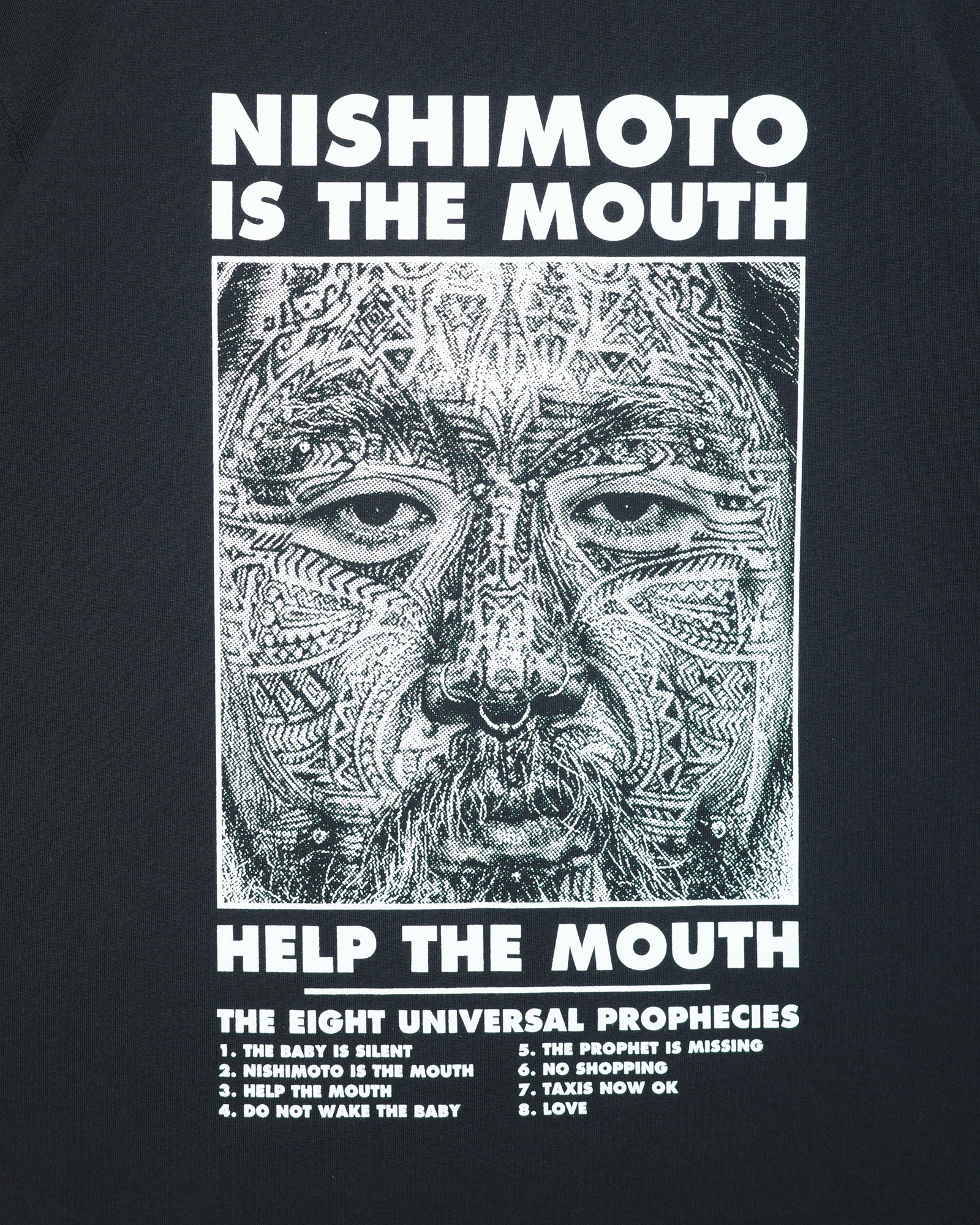 NISHIMOTO IS THE MOUTH  S/S TEE NIM-H11 BLACK