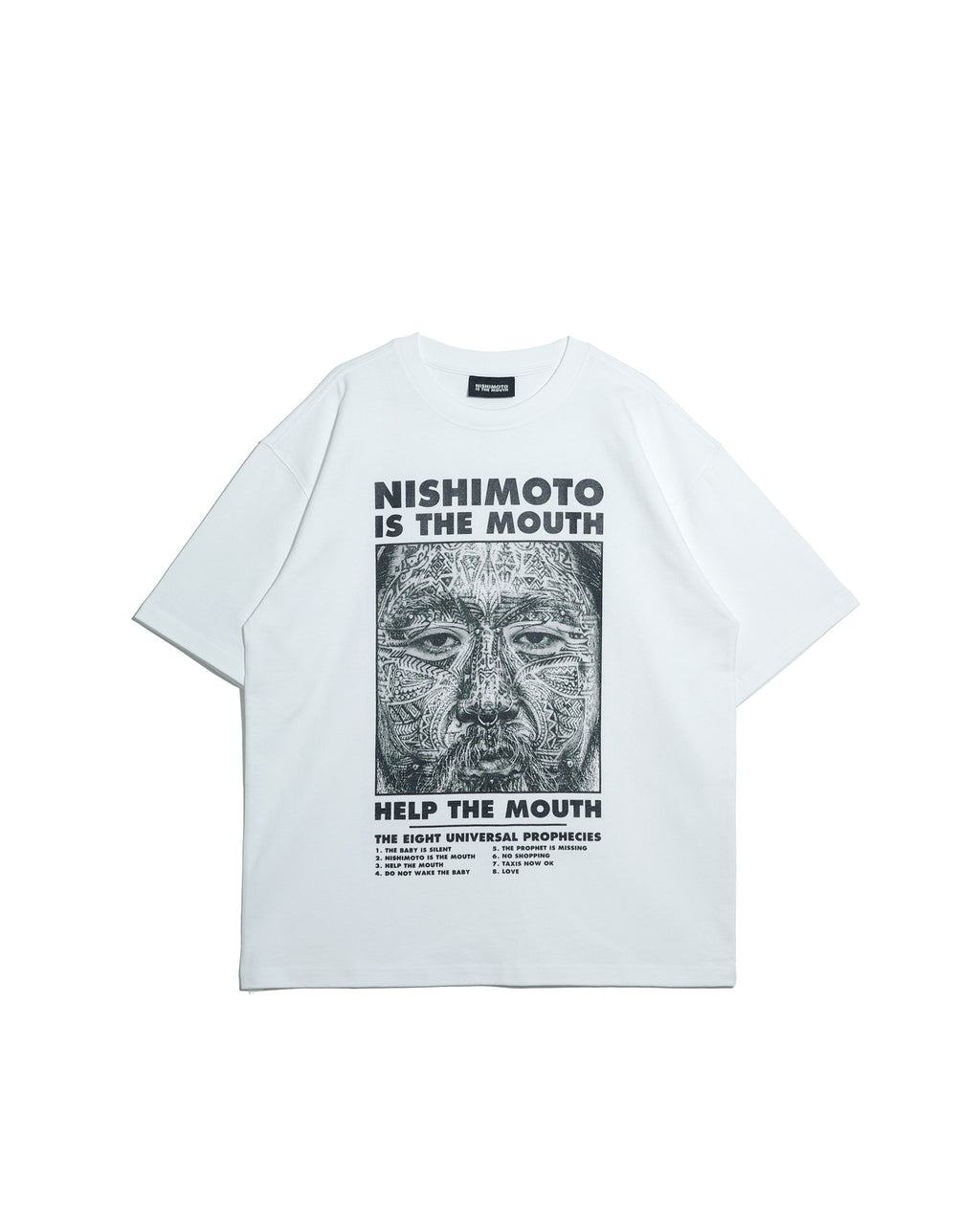 NISHIMOTO IS THE MOUTH  S/S TEE NIM-H11 WHITE