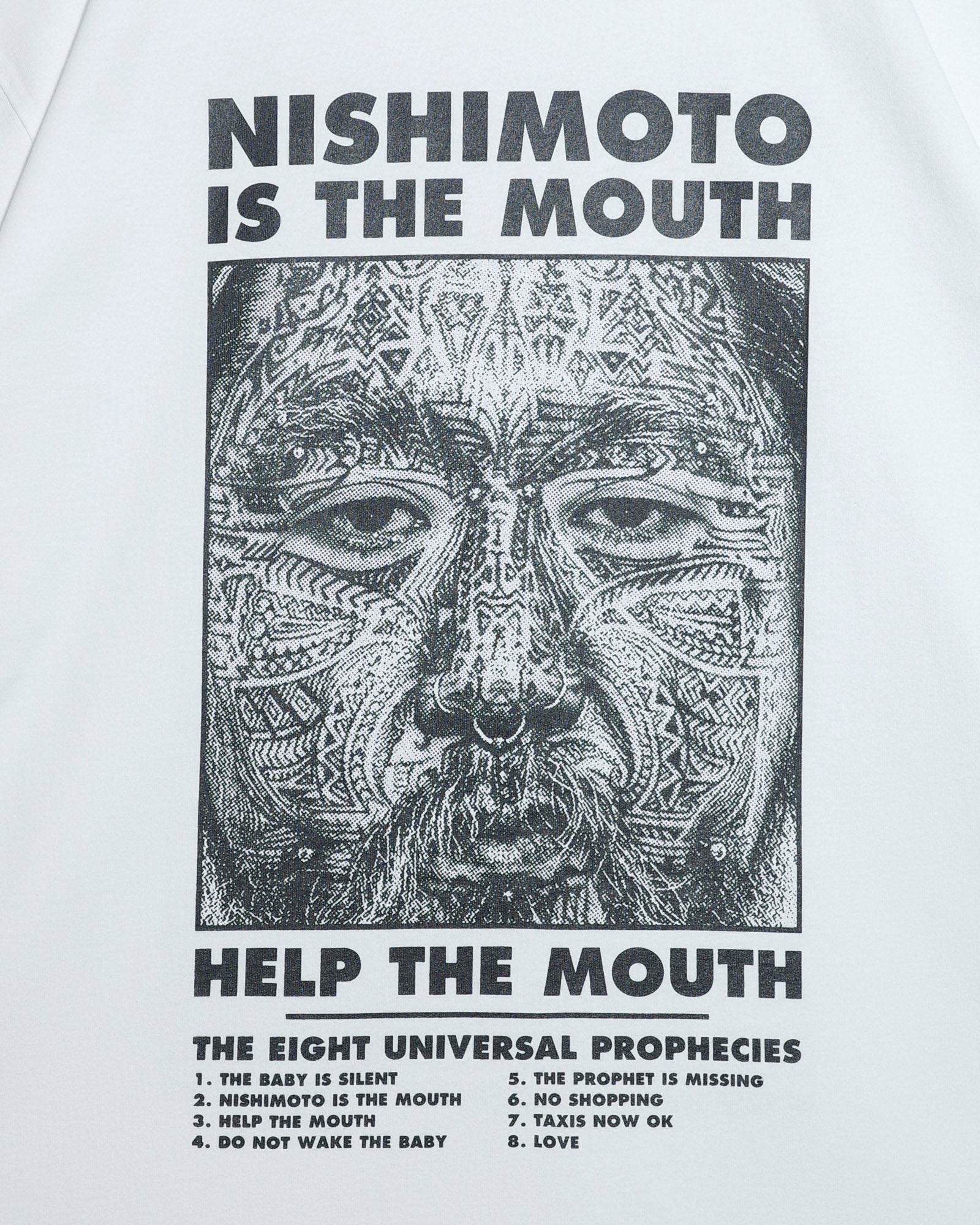 NISHIMOTO IS THE MOUTH  S/S TEE NIM-H11 WHITE