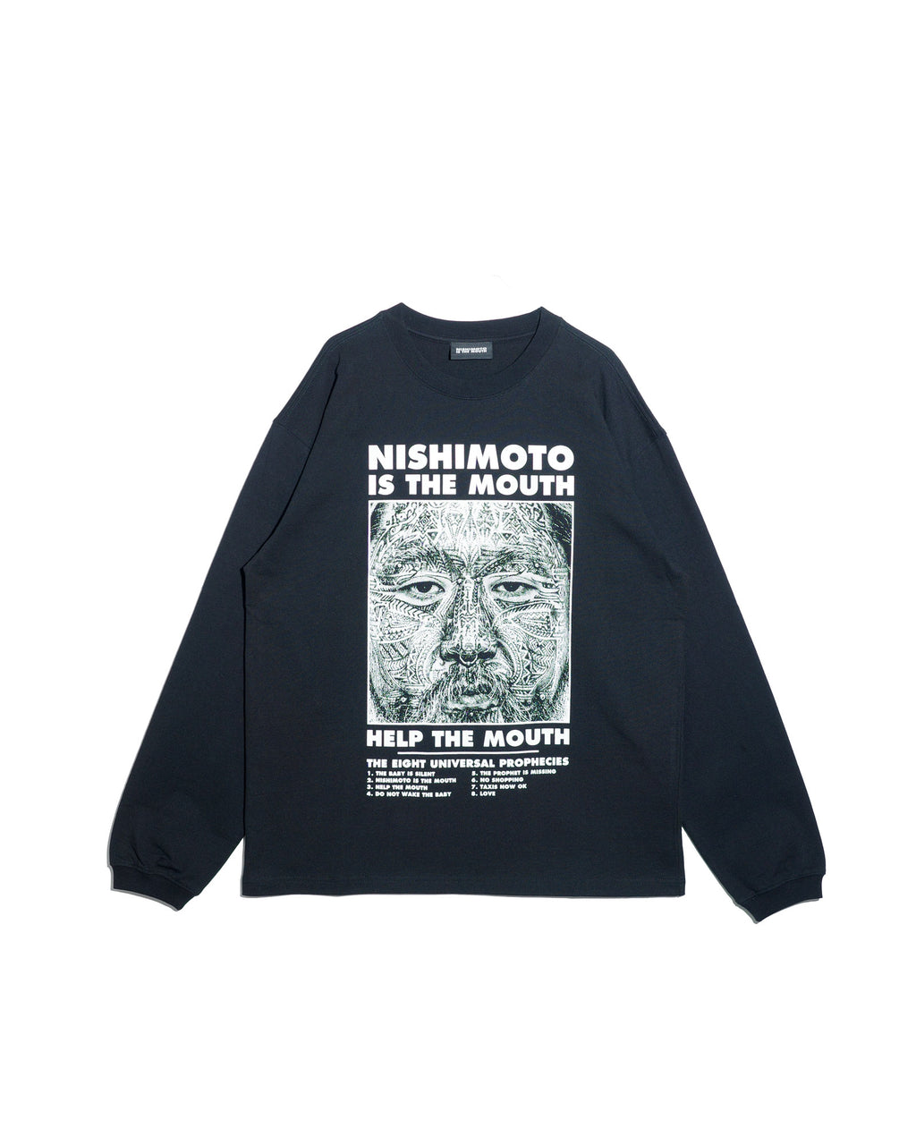 NISHIMOTO IS THE MOUTH  L/S TEE NIM-H12 BLACK