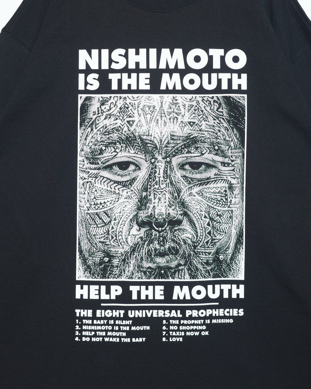 NISHIMOTO IS THE MOUTH  L/S TEE NIM-H12 BLACK