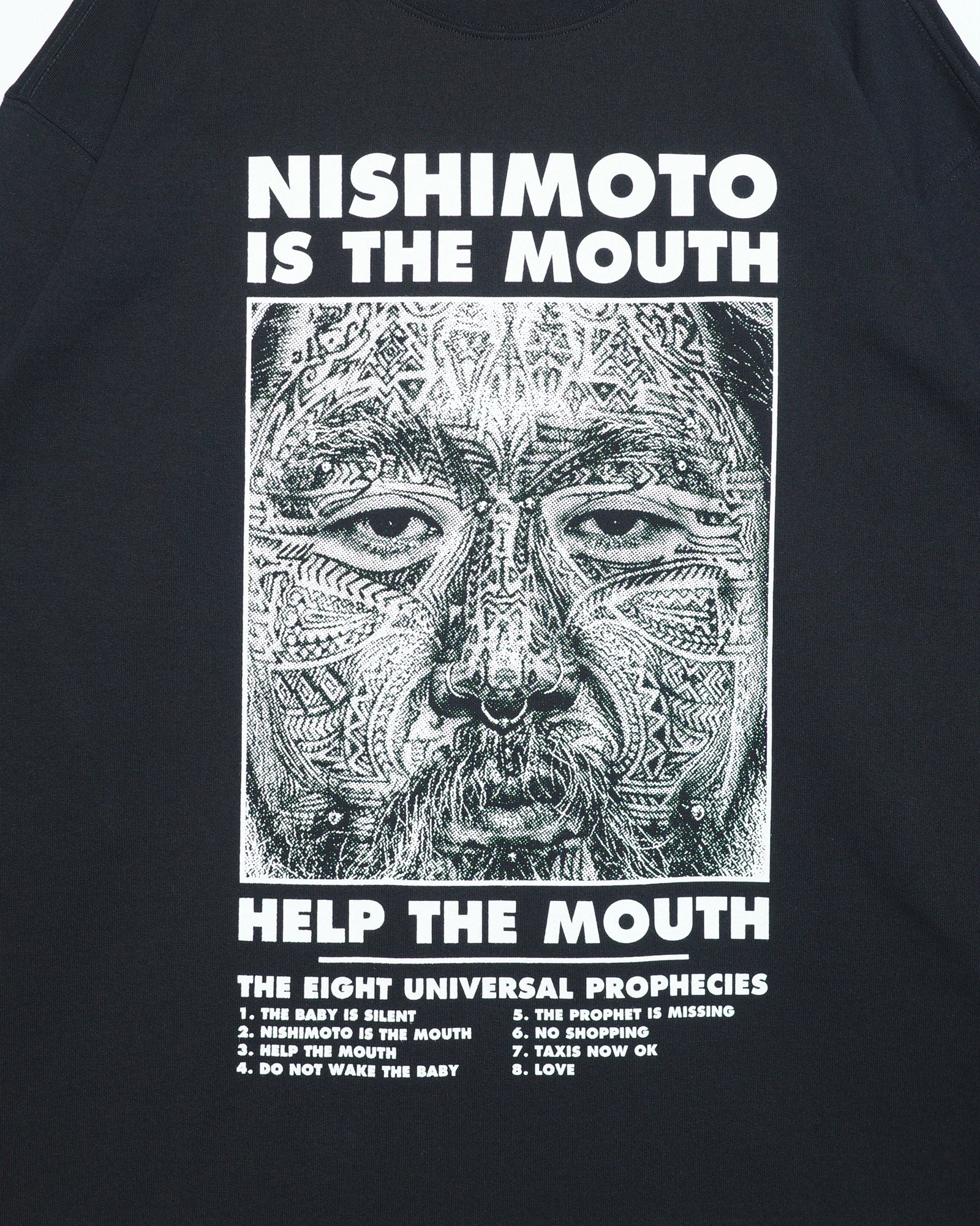 NISHIMOTO IS THE MOUTH  L/S TEE NIM-H12 BLACK