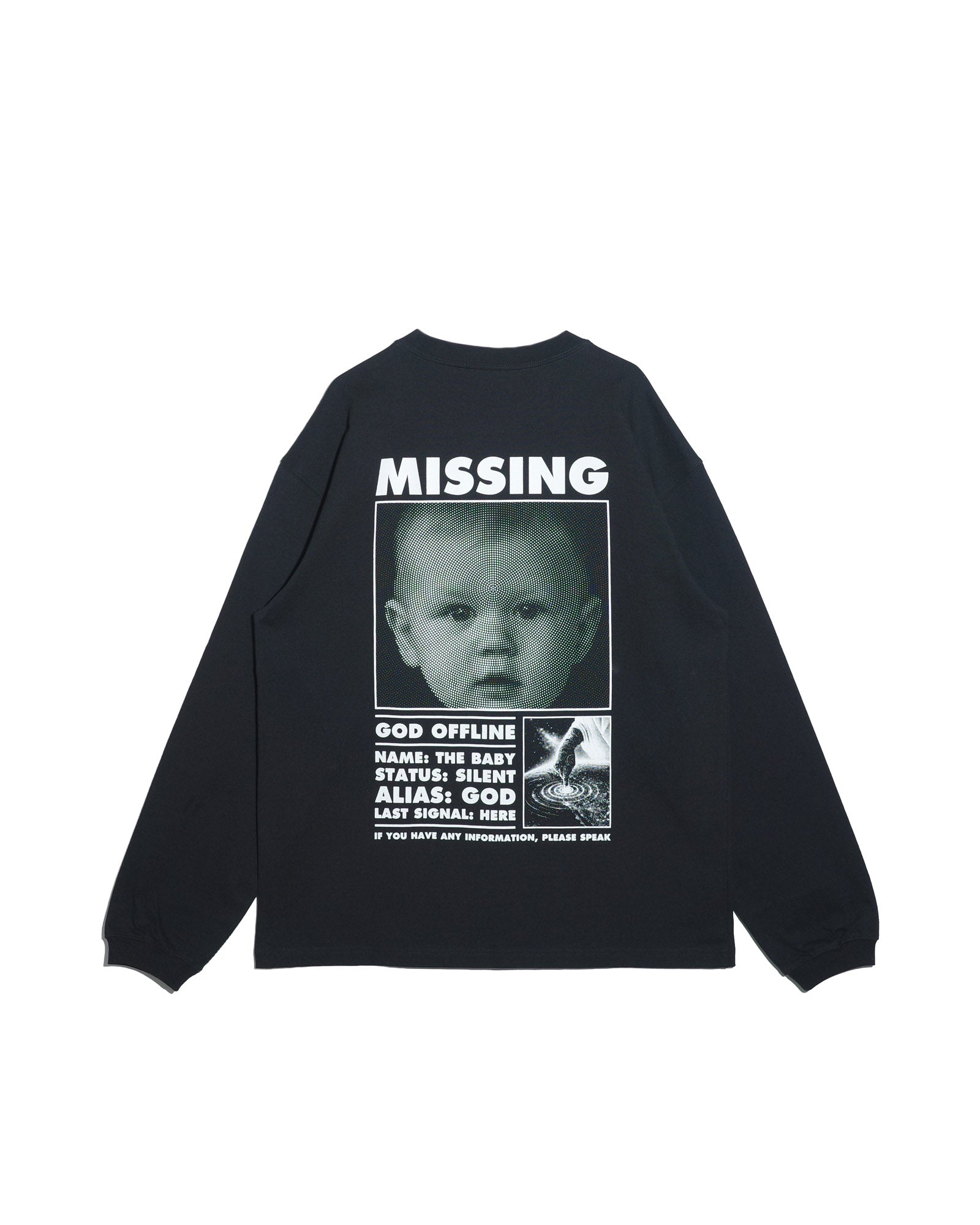 NISHIMOTO IS THE MOUTH  L/S TEE NIM-H12 BLACK