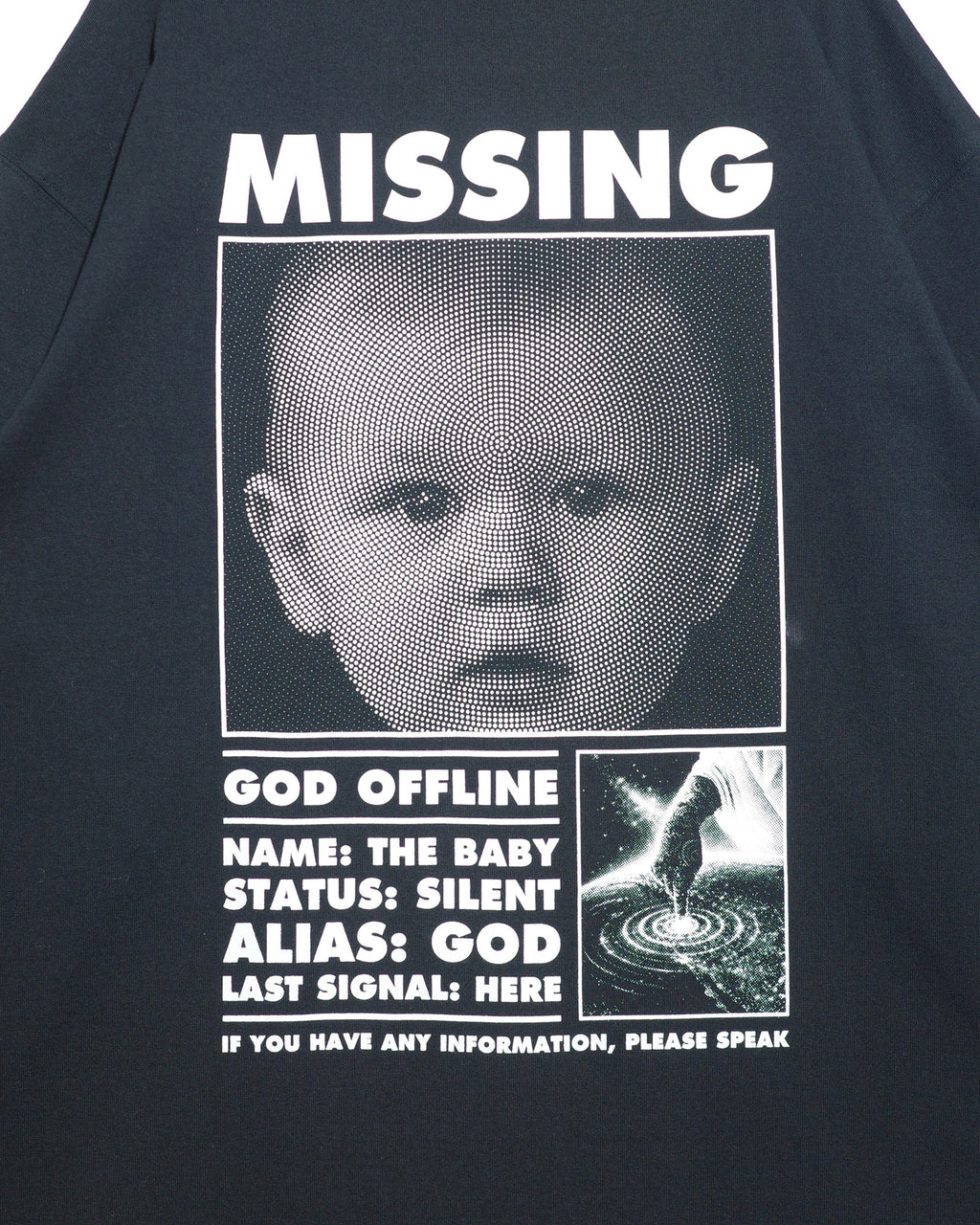 NISHIMOTO IS THE MOUTH  L/S TEE NIM-H12 BLACK