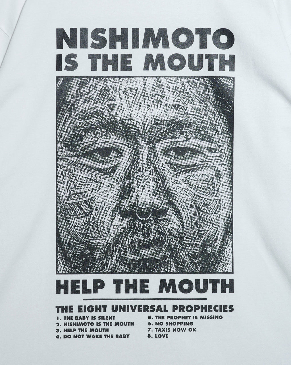 NISHIMOTO IS THE MOUTH  L/S TEE NIM-H12 WHITE
