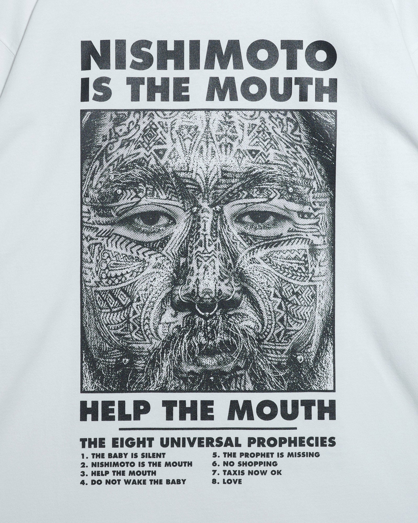 NISHIMOTO IS THE MOUTH  L/S TEE NIM-H12 WHITE