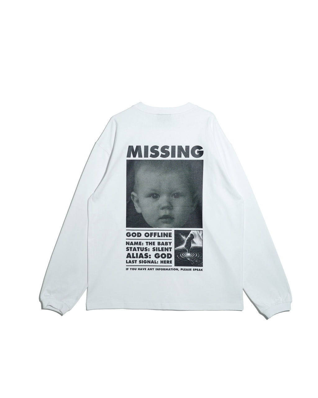 NISHIMOTO IS THE MOUTH  L/S TEE NIM-H12 WHITE
