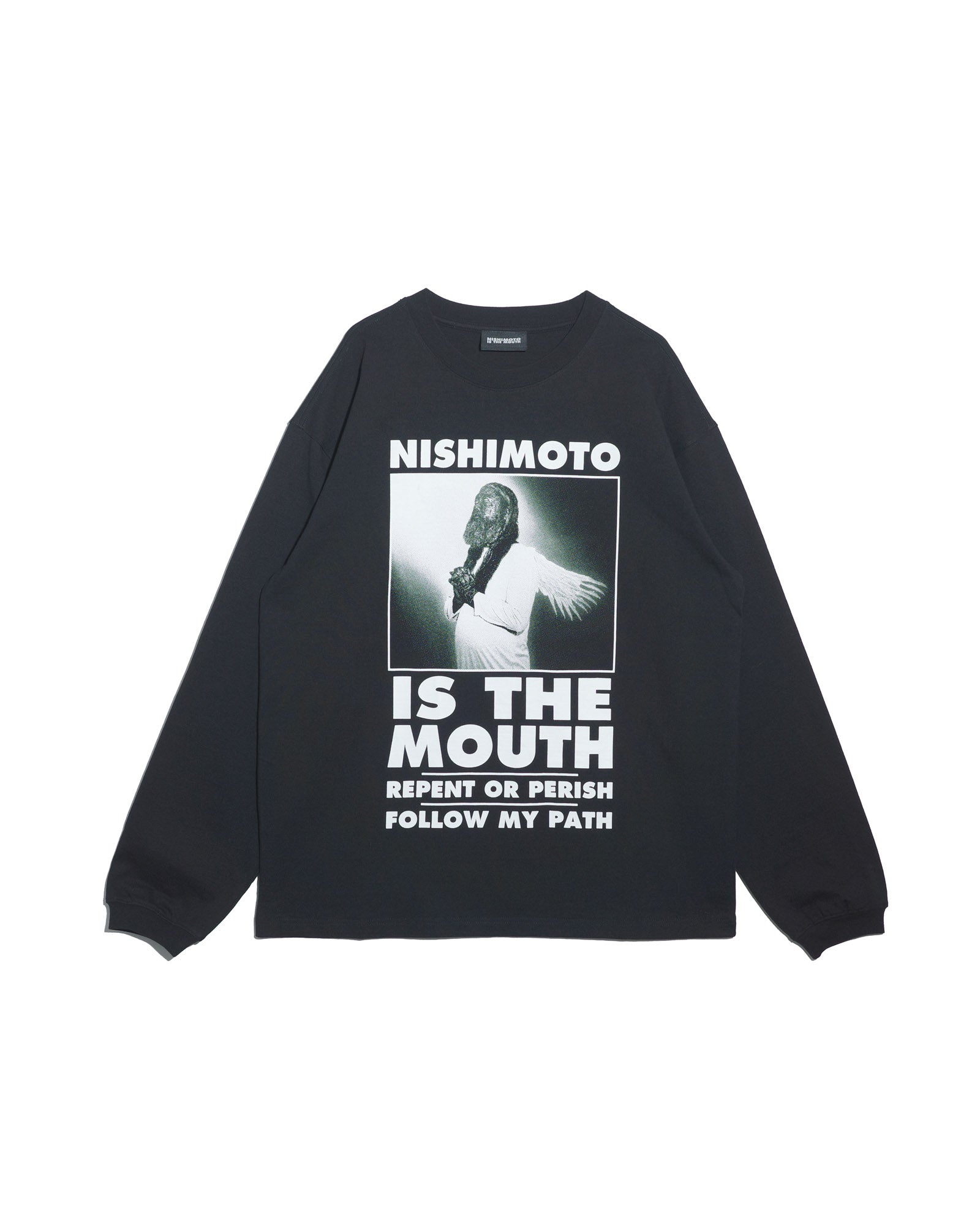 NISHIMOTO IS THE MOUTH  L/S TEE NIM-H22 BLACK