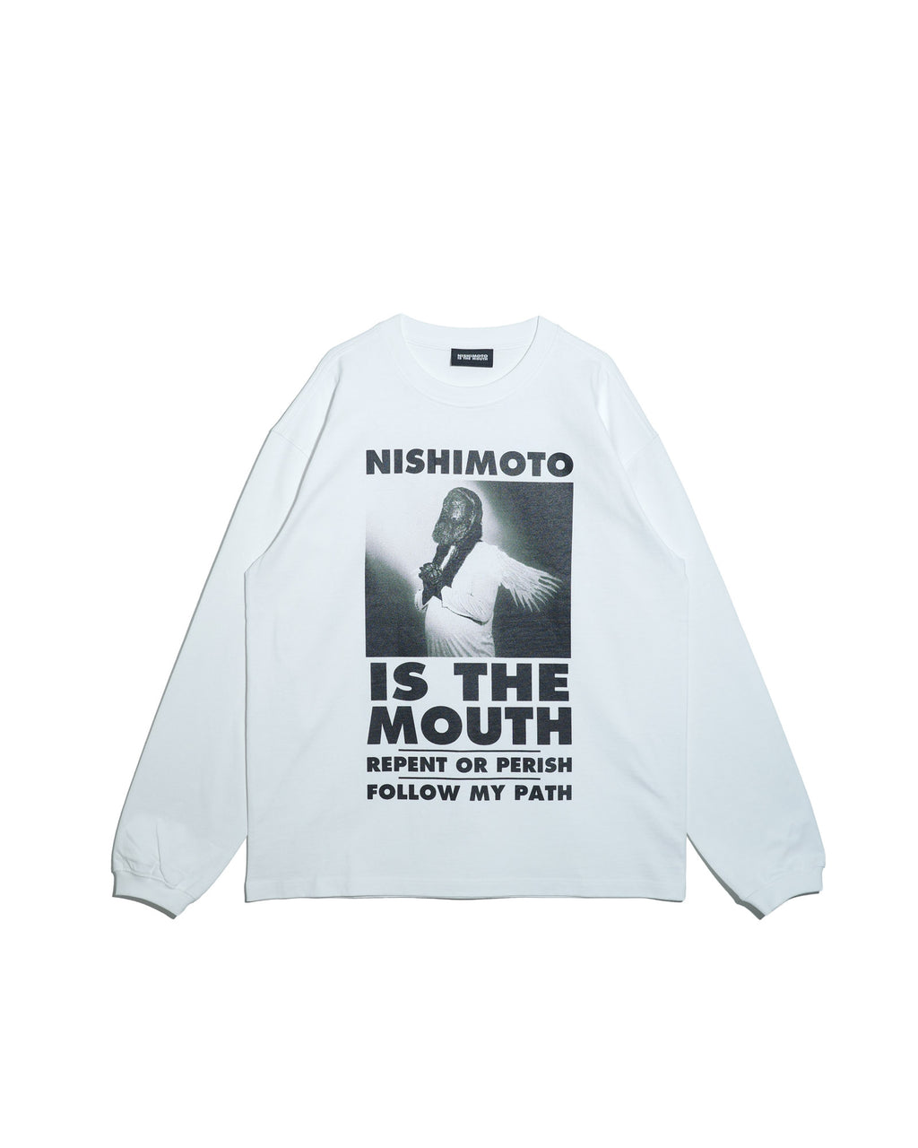 NISHIMOTO IS THE MOUTH  L/S TEE NIM-H22 WHITE