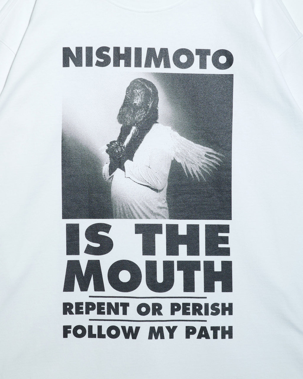 NISHIMOTO IS THE MOUTH  L/S TEE NIM-H22 WHITE