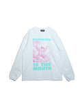 NISHIMOTO IS THE MOUTH  L/S TEE NIM-H32 WHITE