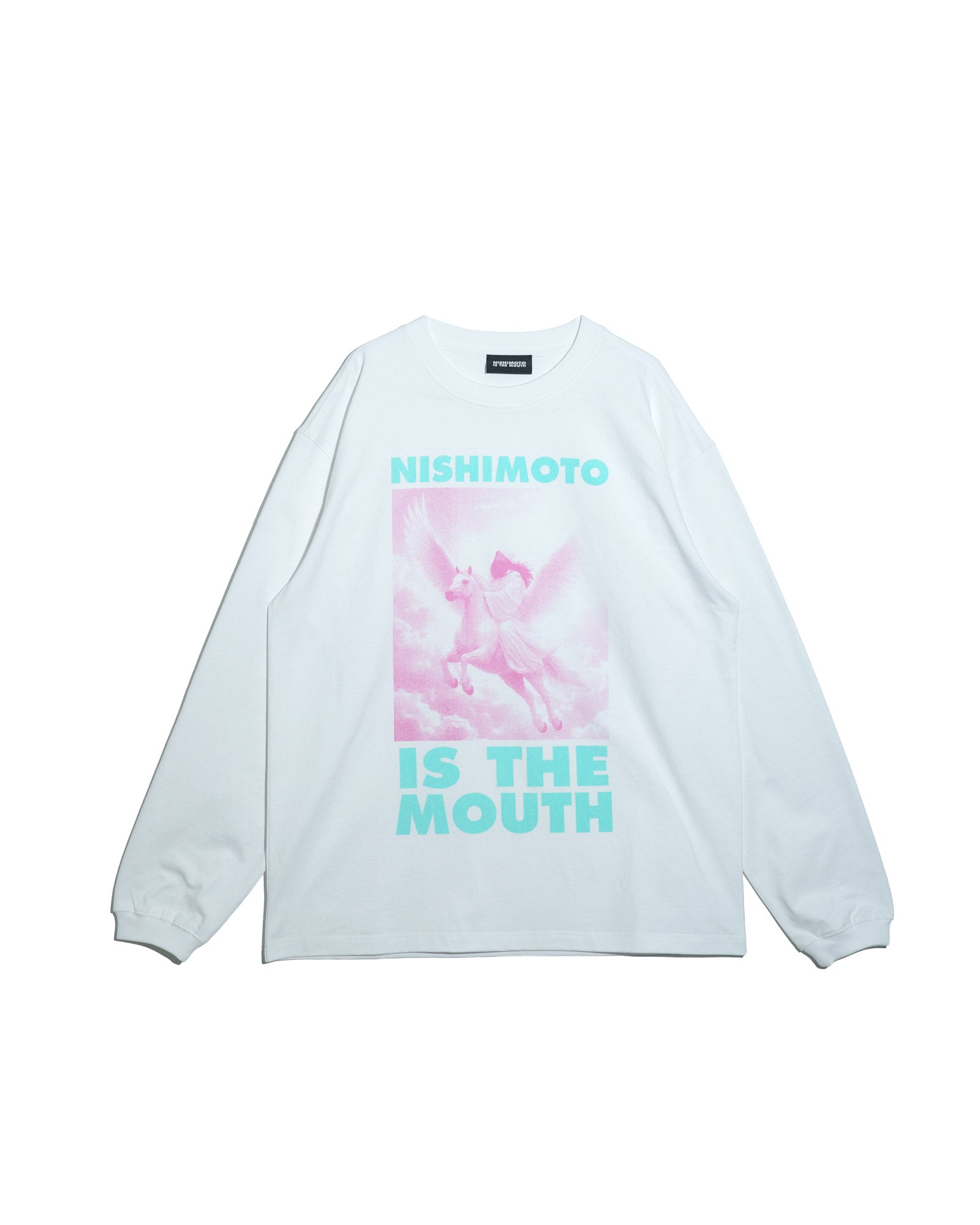 NISHIMOTO IS THE MOUTH  L/S TEE NIM-H32 WHITE