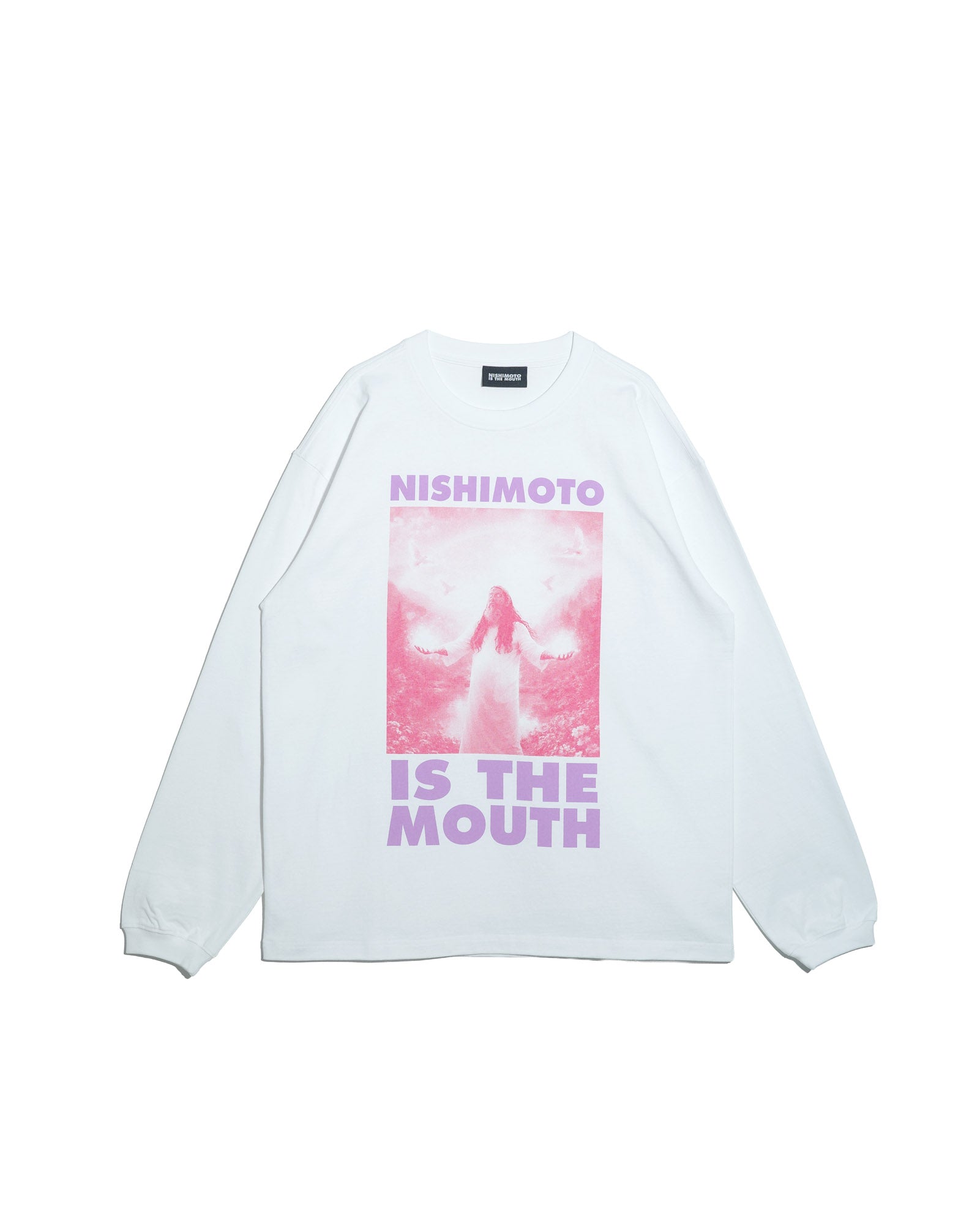 NISHIMOTO IS THE MOUTH  L/S TEE NIM-H42 WHITE
