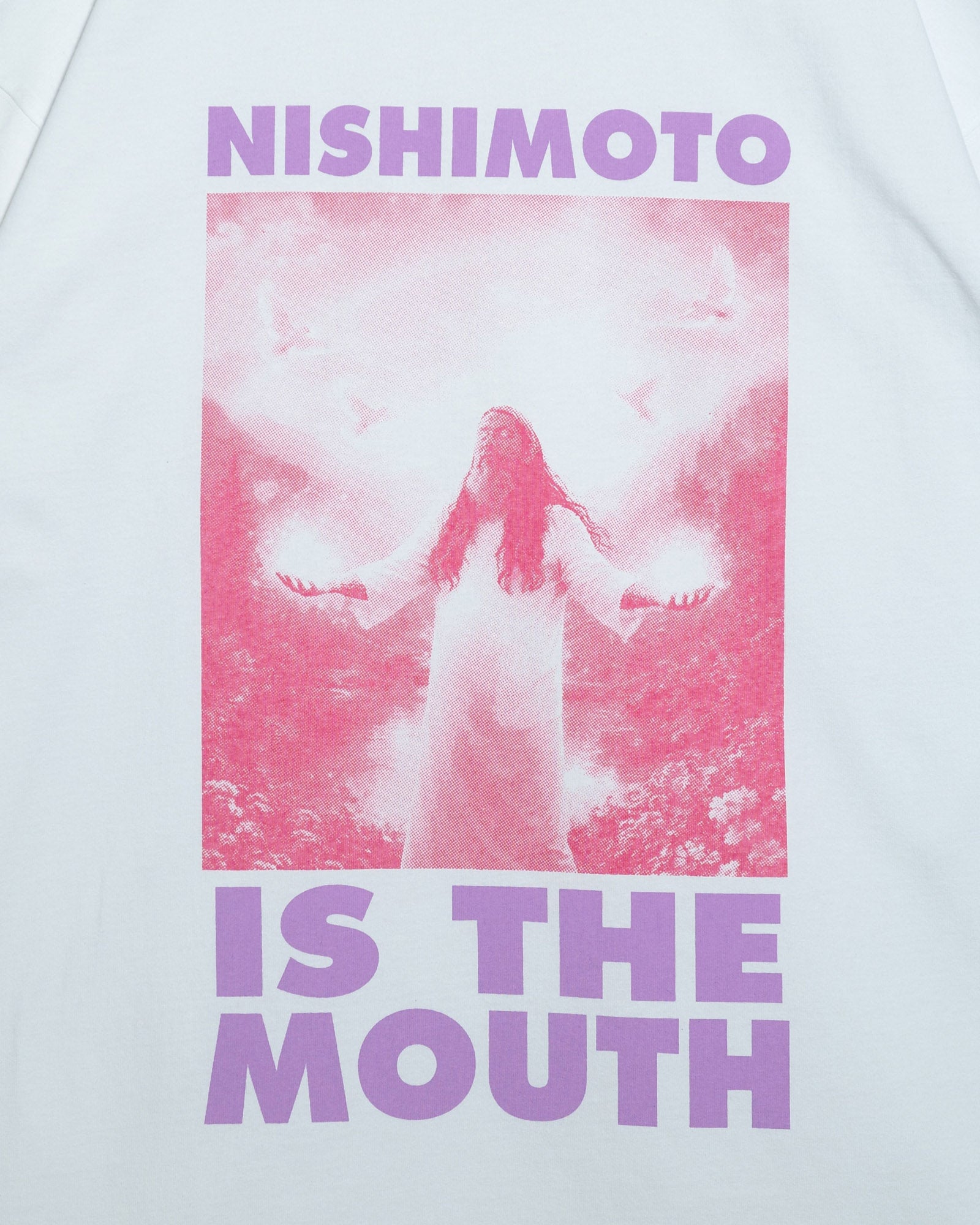 NISHIMOTO IS THE MOUTH  L/S TEE NIM-H42 WHITE