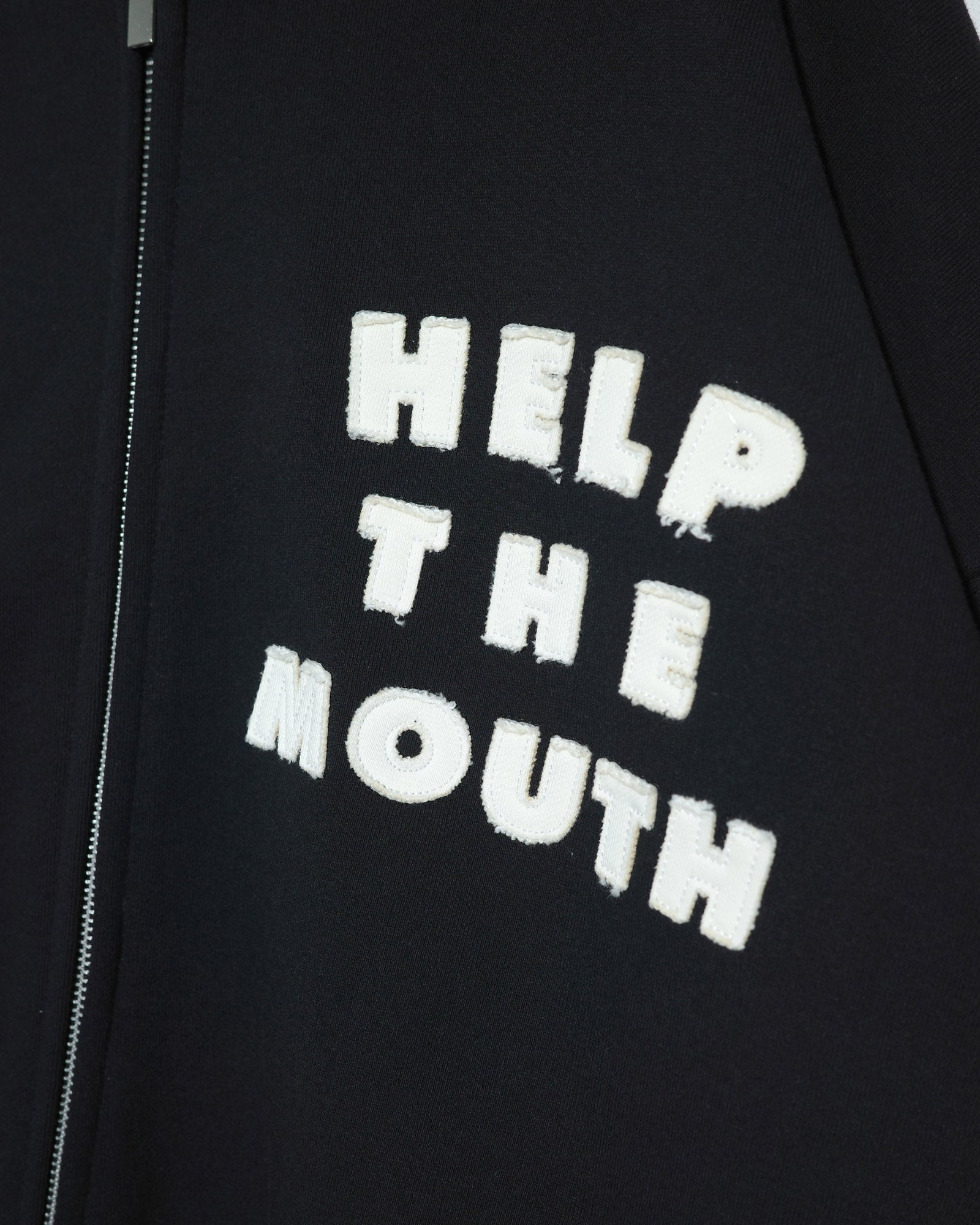 NISHIMOTO IS THE MOUTH  ZIP SWEAT HOODIE NIM-H57W BLACK