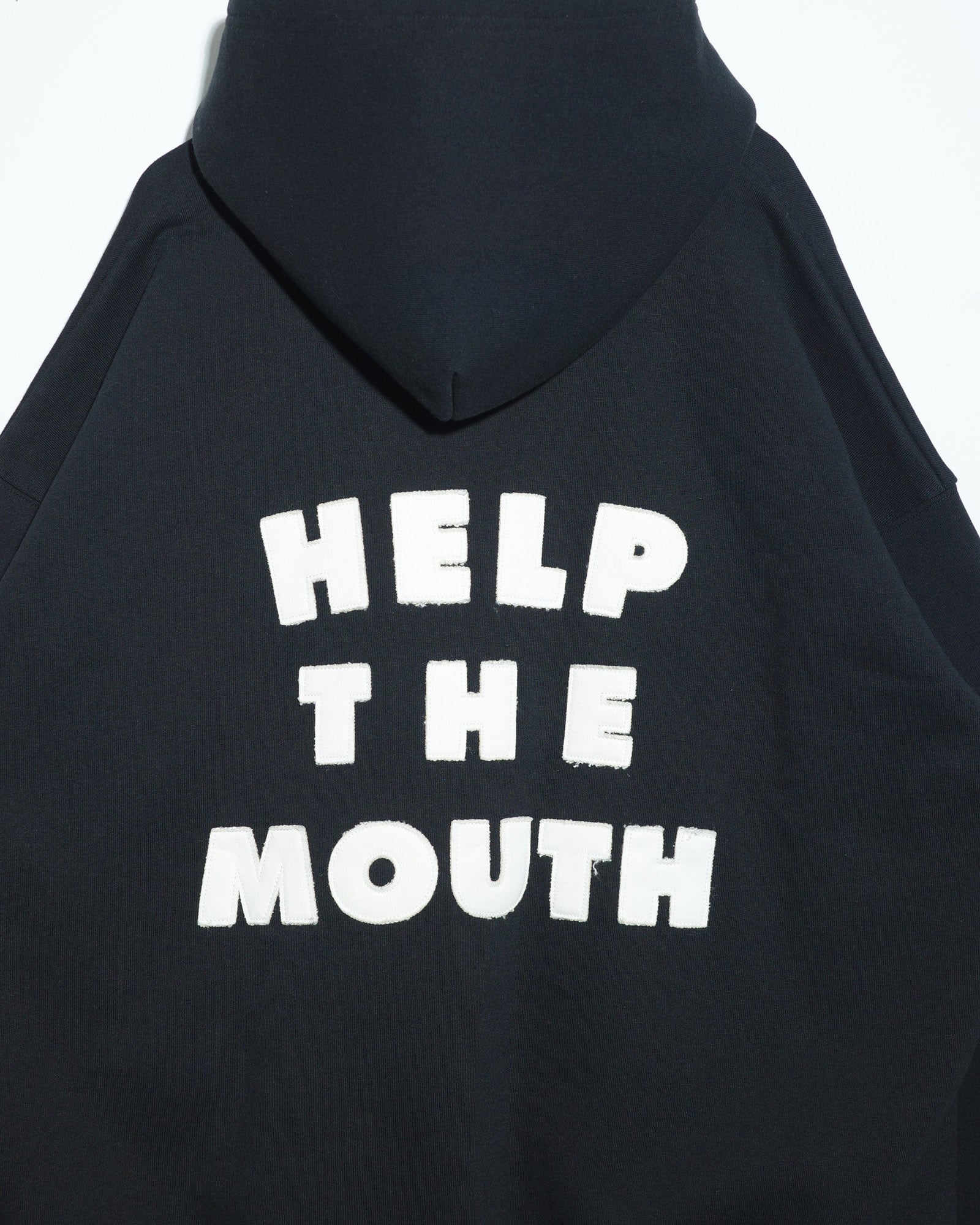 NISHIMOTO IS THE MOUTH  ZIP SWEAT HOODIE NIM-H57W BLACK