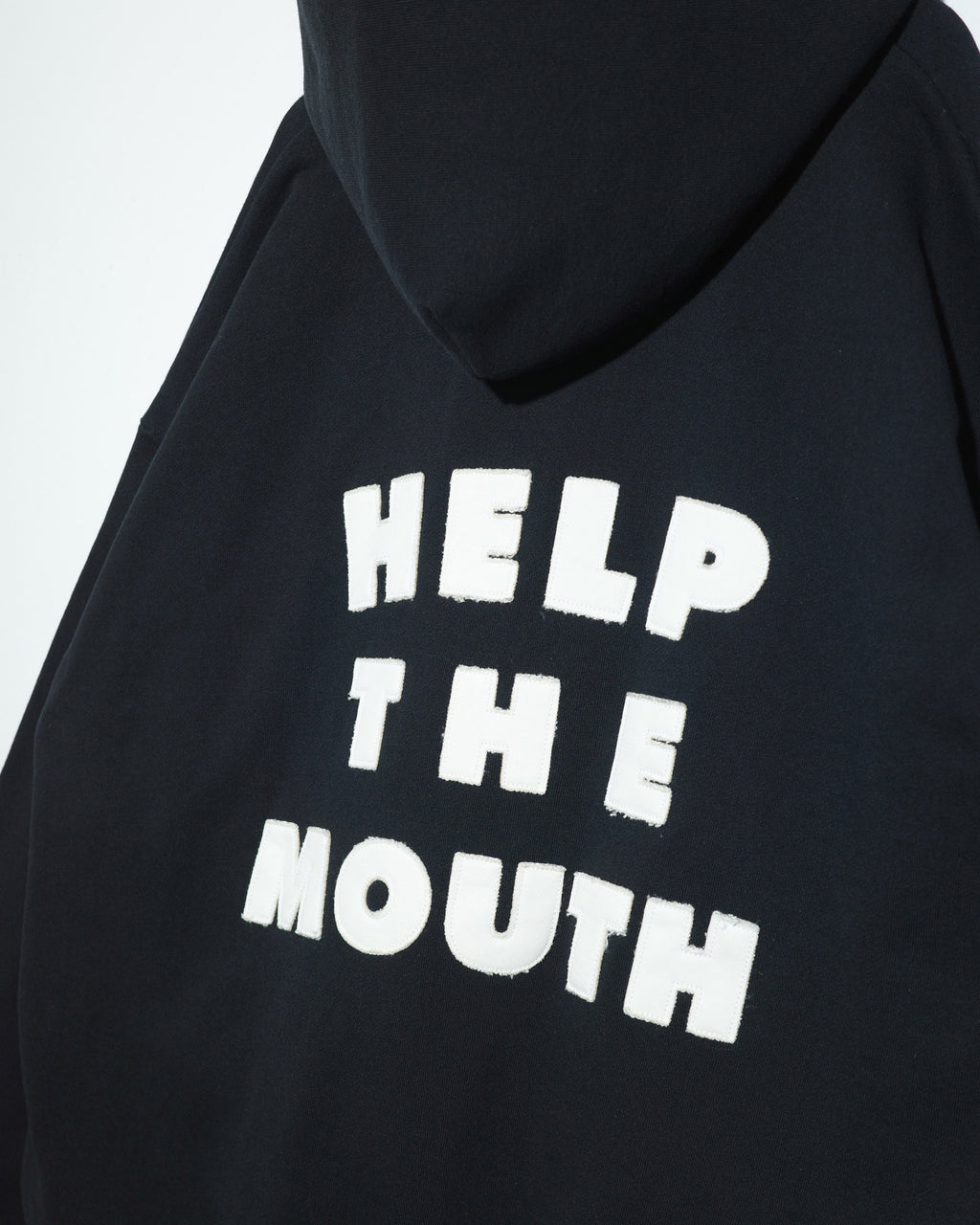 NISHIMOTO IS THE MOUTH  ZIP SWEAT HOODIE NIM-H57W BLACK