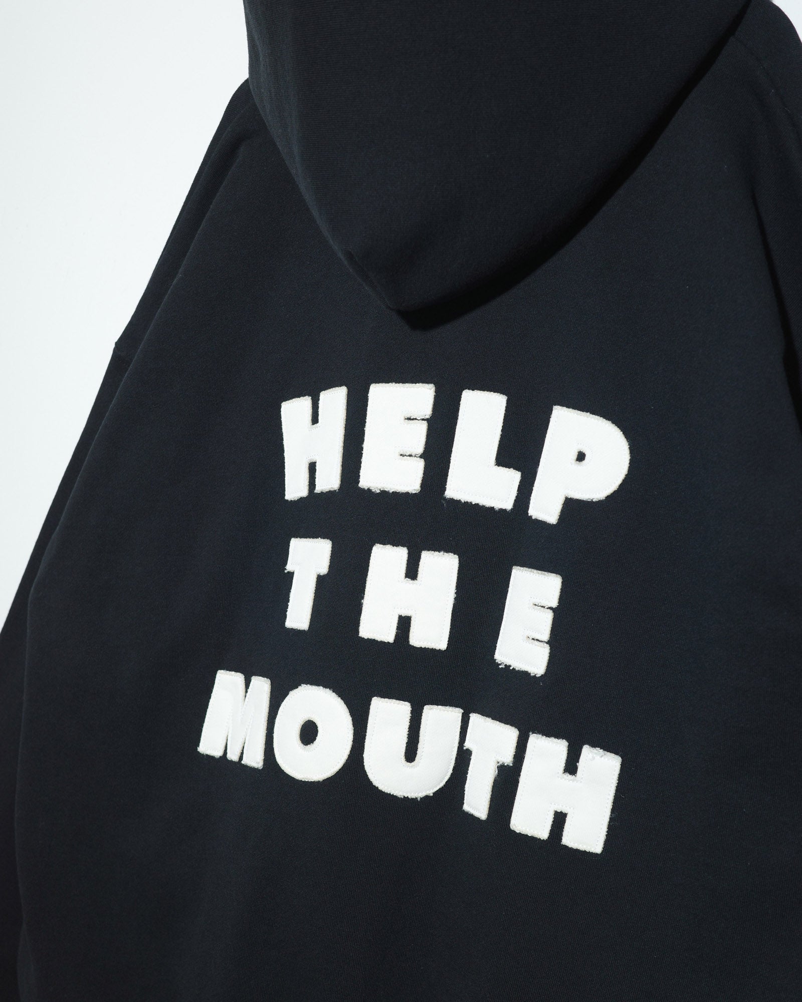 NISHIMOTO IS THE MOUTH  ZIP SWEAT HOODIE NIM-H57W BLACK