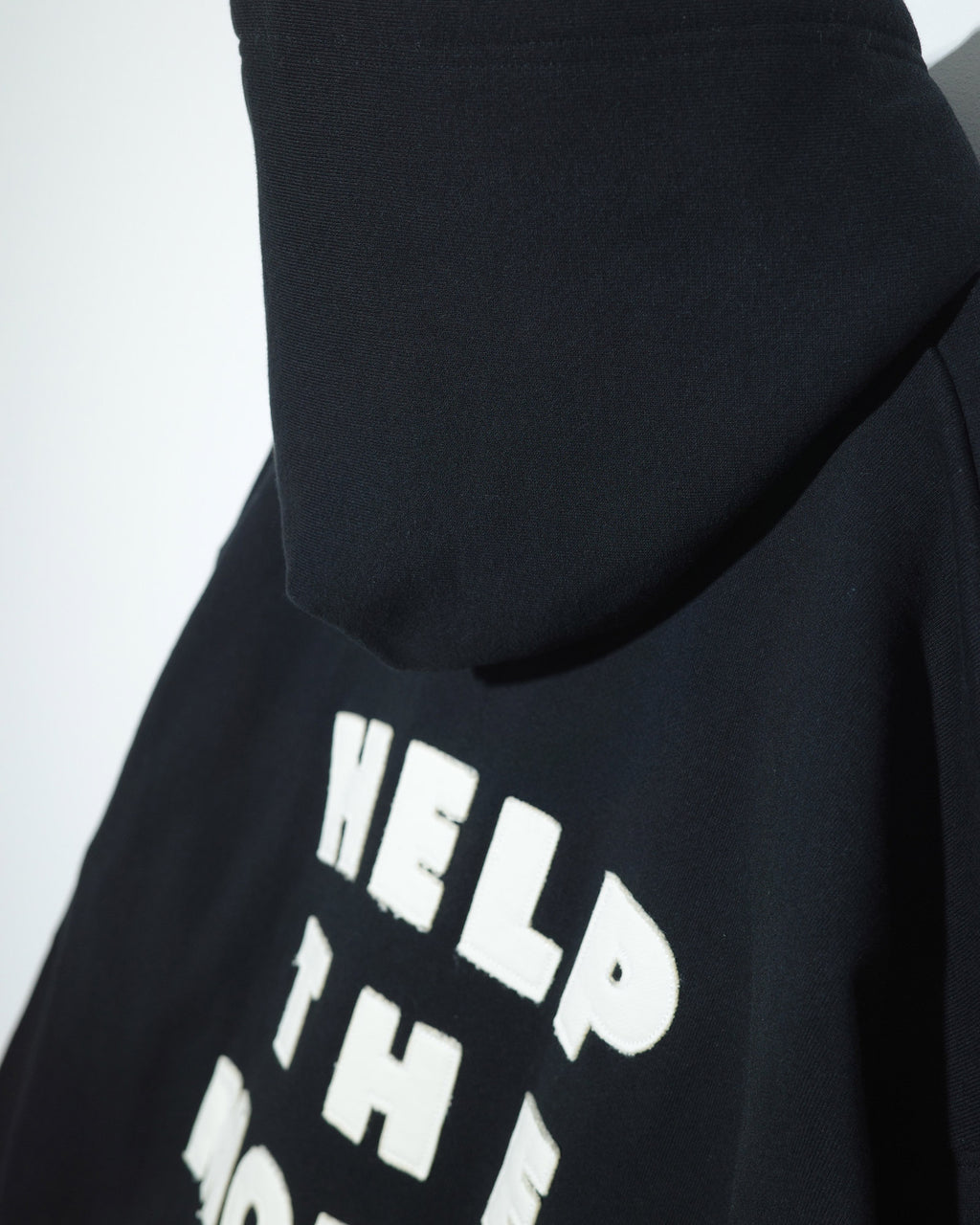 NISHIMOTO IS THE MOUTH  ZIP SWEAT HOODIE NIM-H57W BLACK
