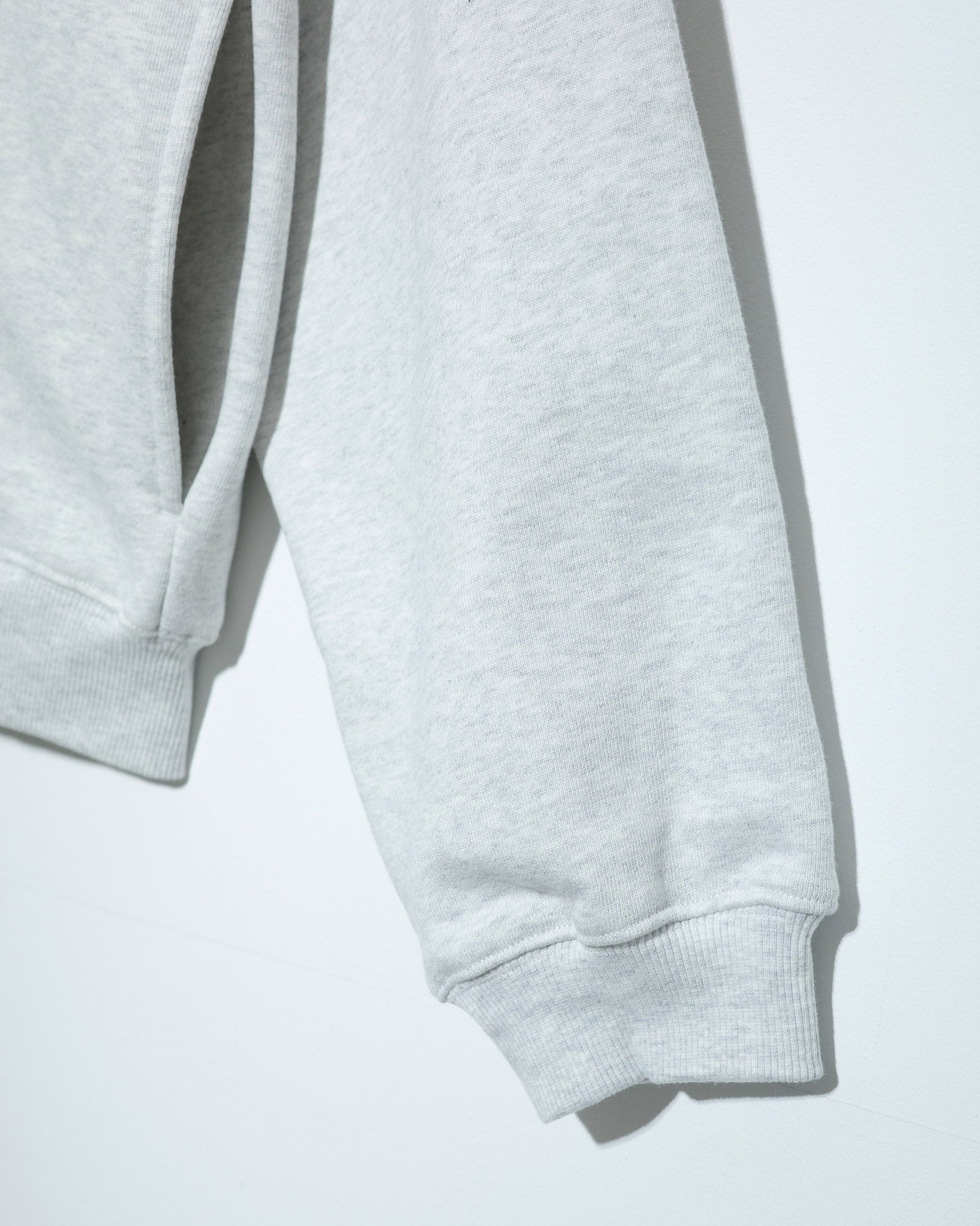 NISHIMOTO IS THE MOUTH  ZIP SWEAT HOODIE NIM-H57W LIGHT HEATHER GREY
