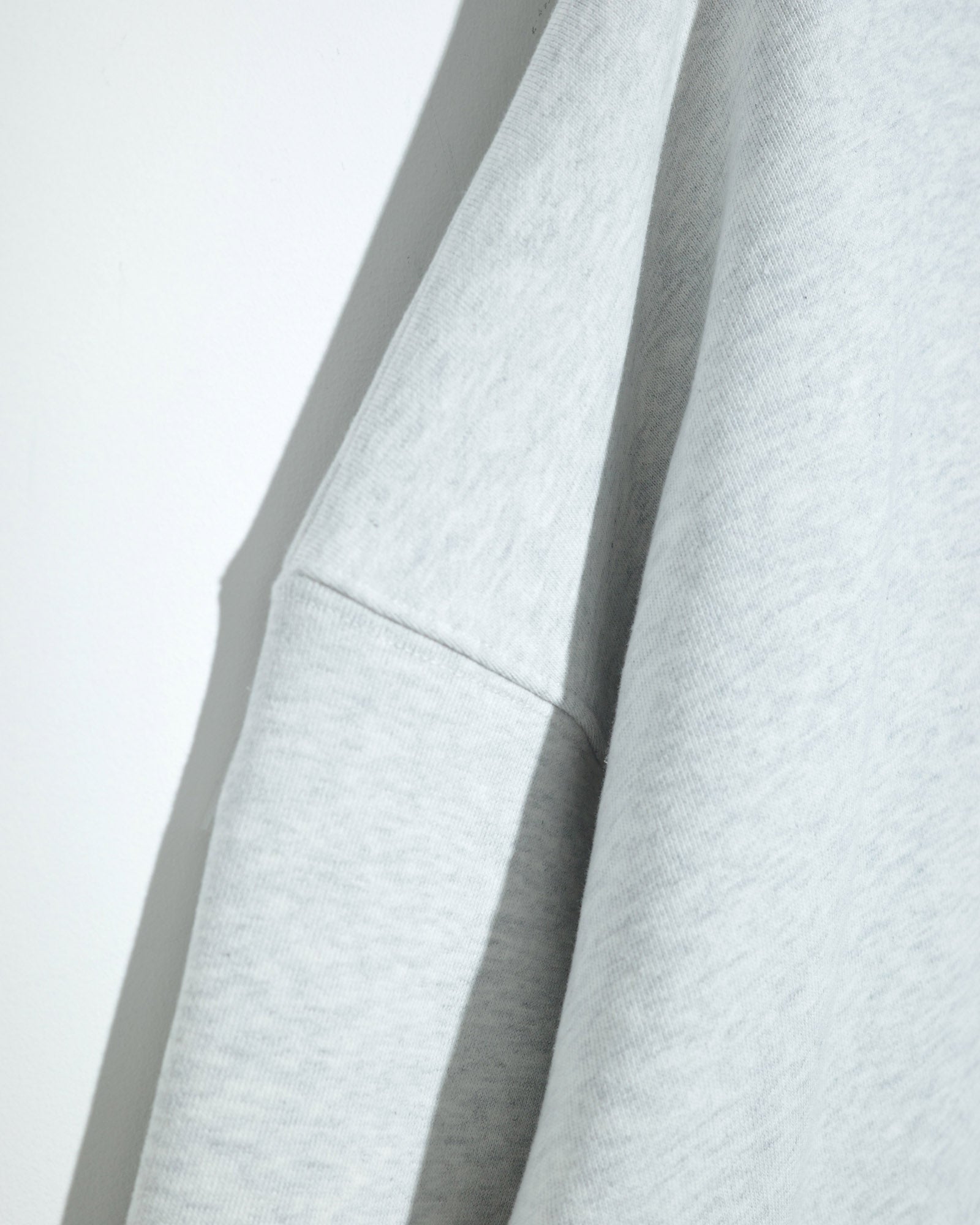NISHIMOTO IS THE MOUTH  ZIP SWEAT HOODIE NIM-H57W LIGHT HEATHER GREY